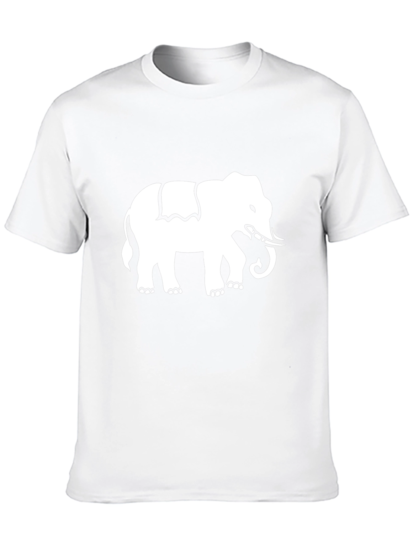 Black Elephant Graphic Black T-Shirt view 10
