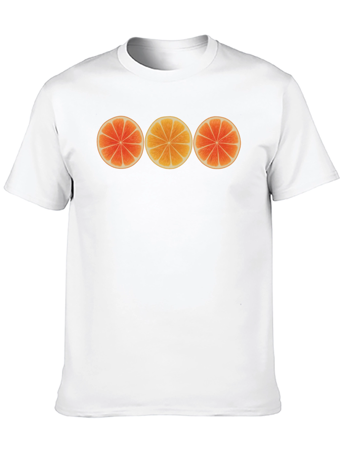 Black Citrus Slice Graphic T-Shirt - Unique Fruit Design view 10