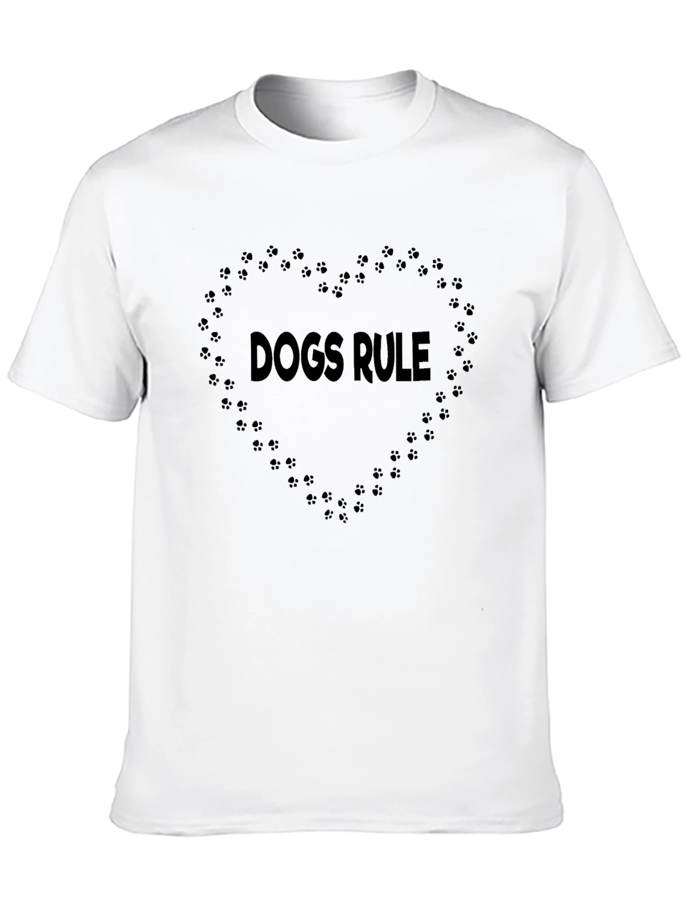 Black Dogs Rule Graphic T-Shirt view 10