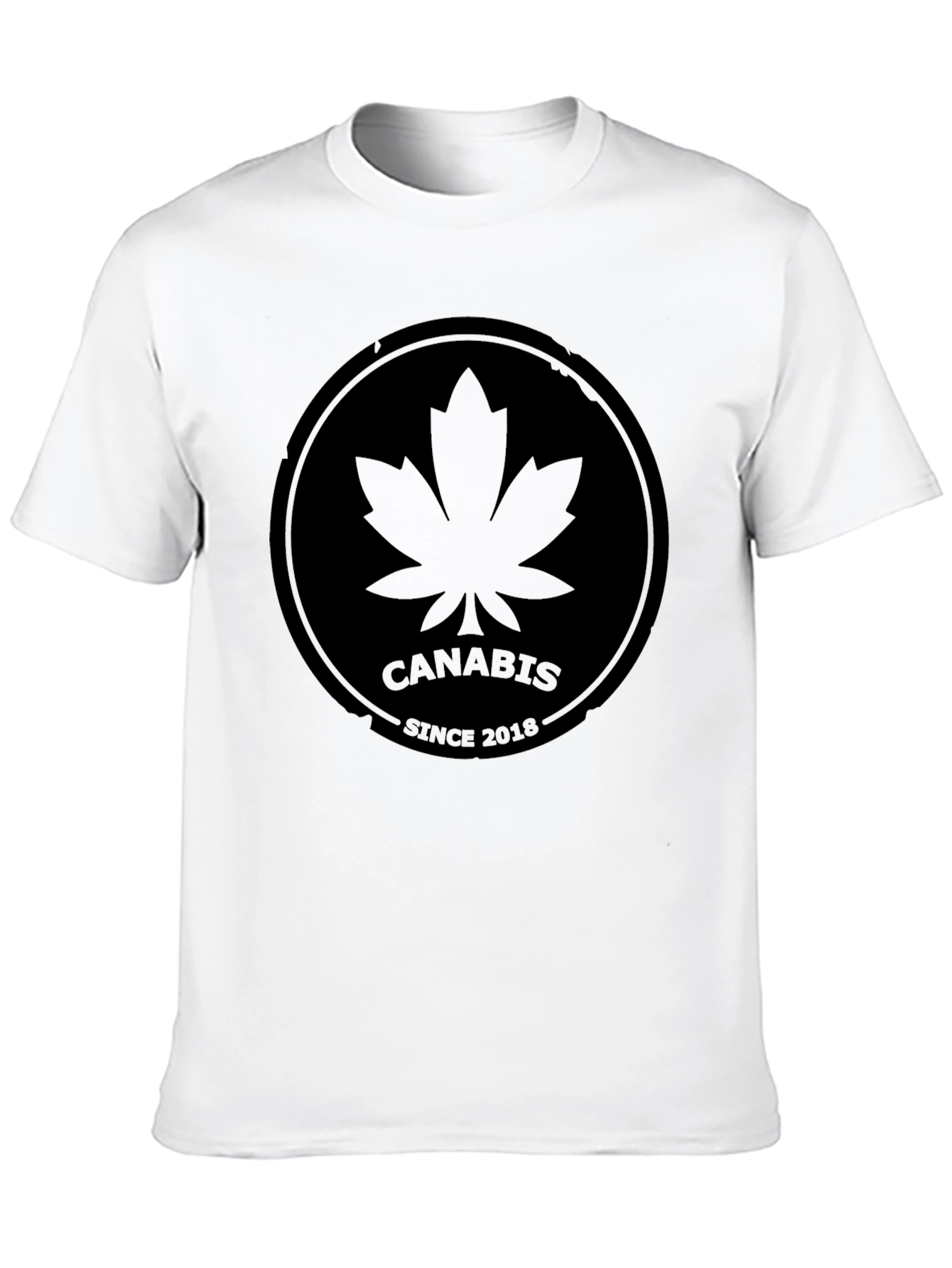 Black Cannabis Since 2018 Black T-Shirt view 10