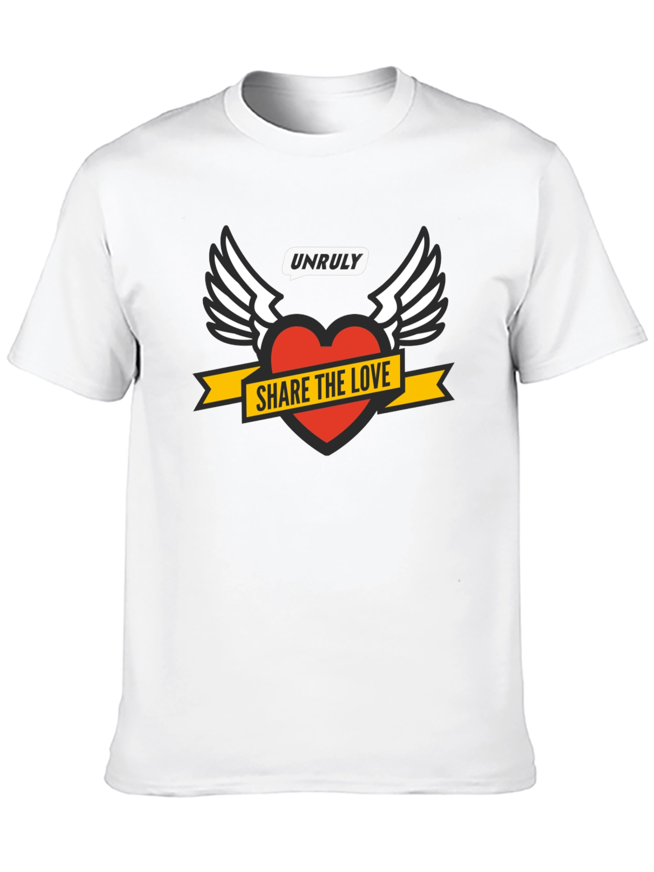 Black Unruly Share the Love Graphic Tee view 10