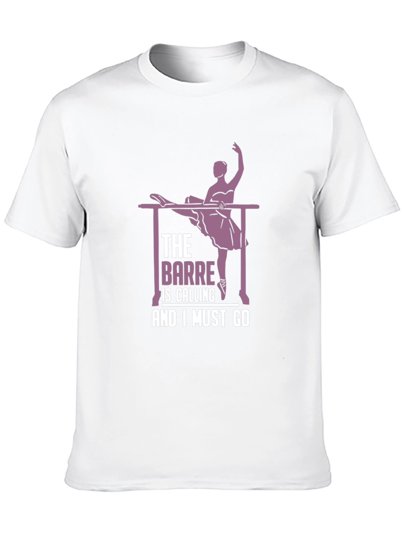 Black Ballet Barre Calling T-Shirt - Dance Apparel view 10