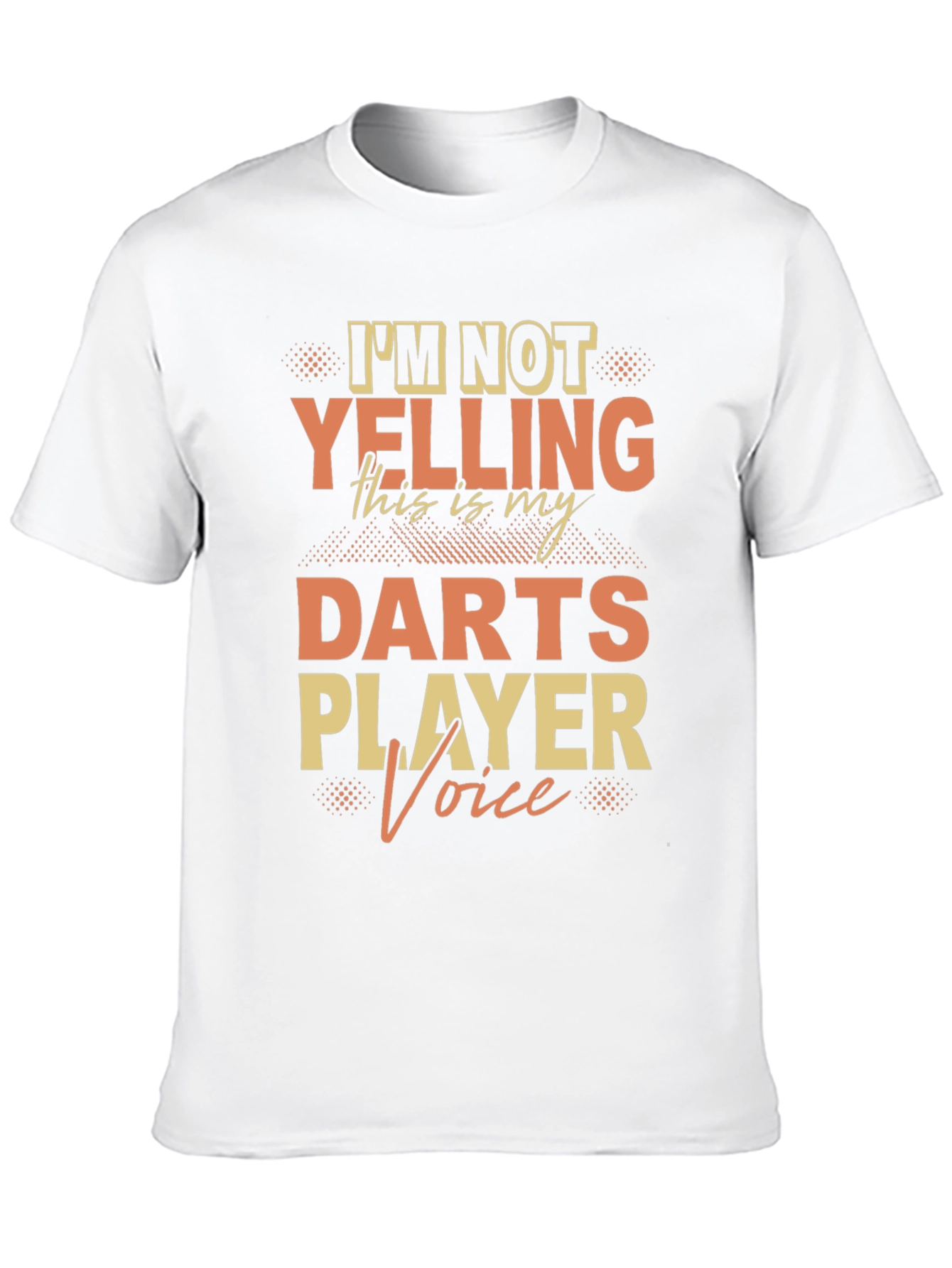 Black Darts Player Voice T-Shirt - Novelty Tee view 10