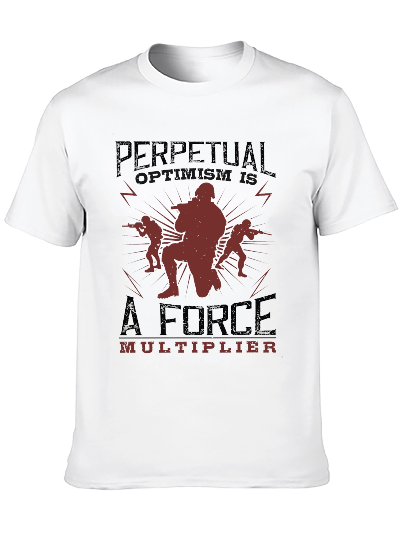 Black Perpetual Force Multiplier Graphic Tee - Tactical Style view 10
