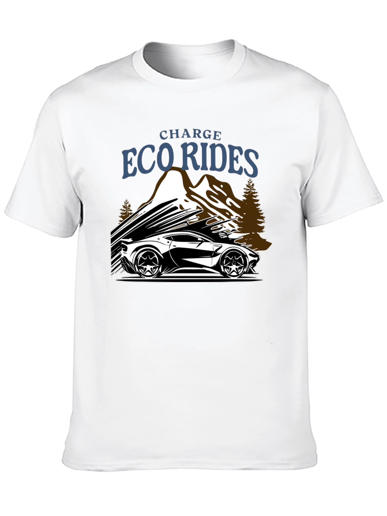 Eco Rides Graphic Tee - Charge Up Your Style - 10