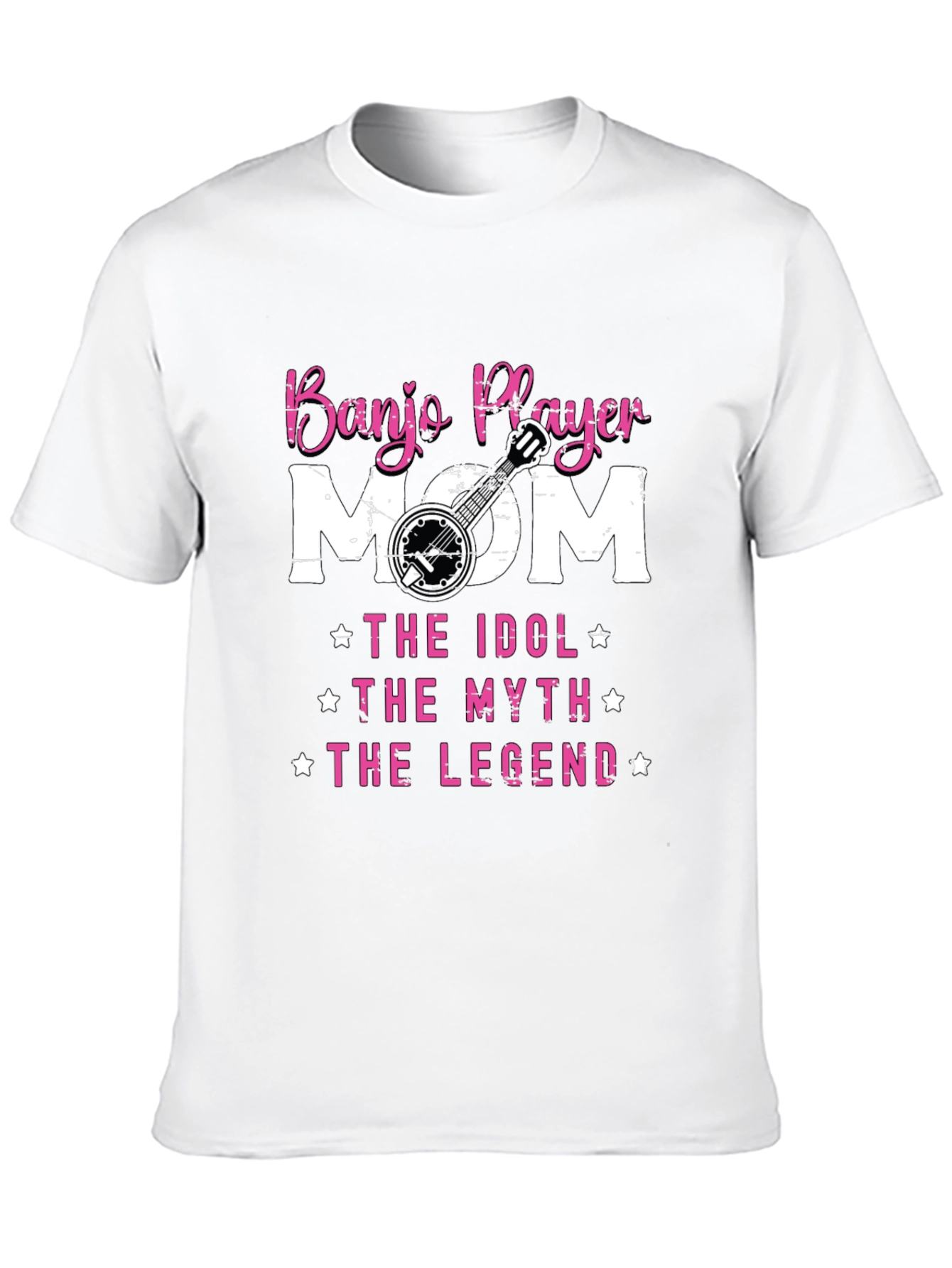 Black Banjo Player Mom T-Shirt - Idol, Myth, Legend Tee view 10