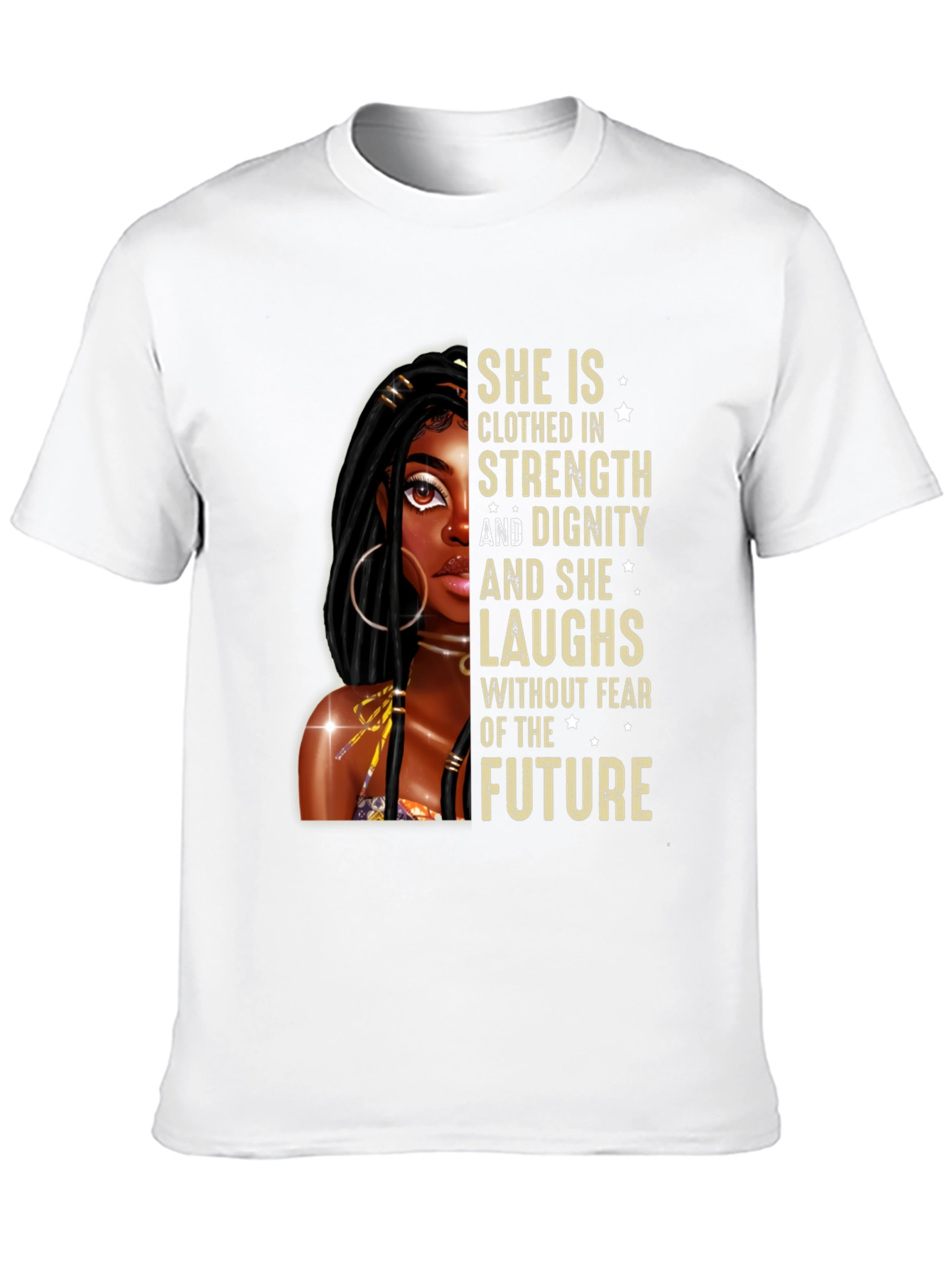 Black Strength & Dignity Graphic T-Shirt view 10