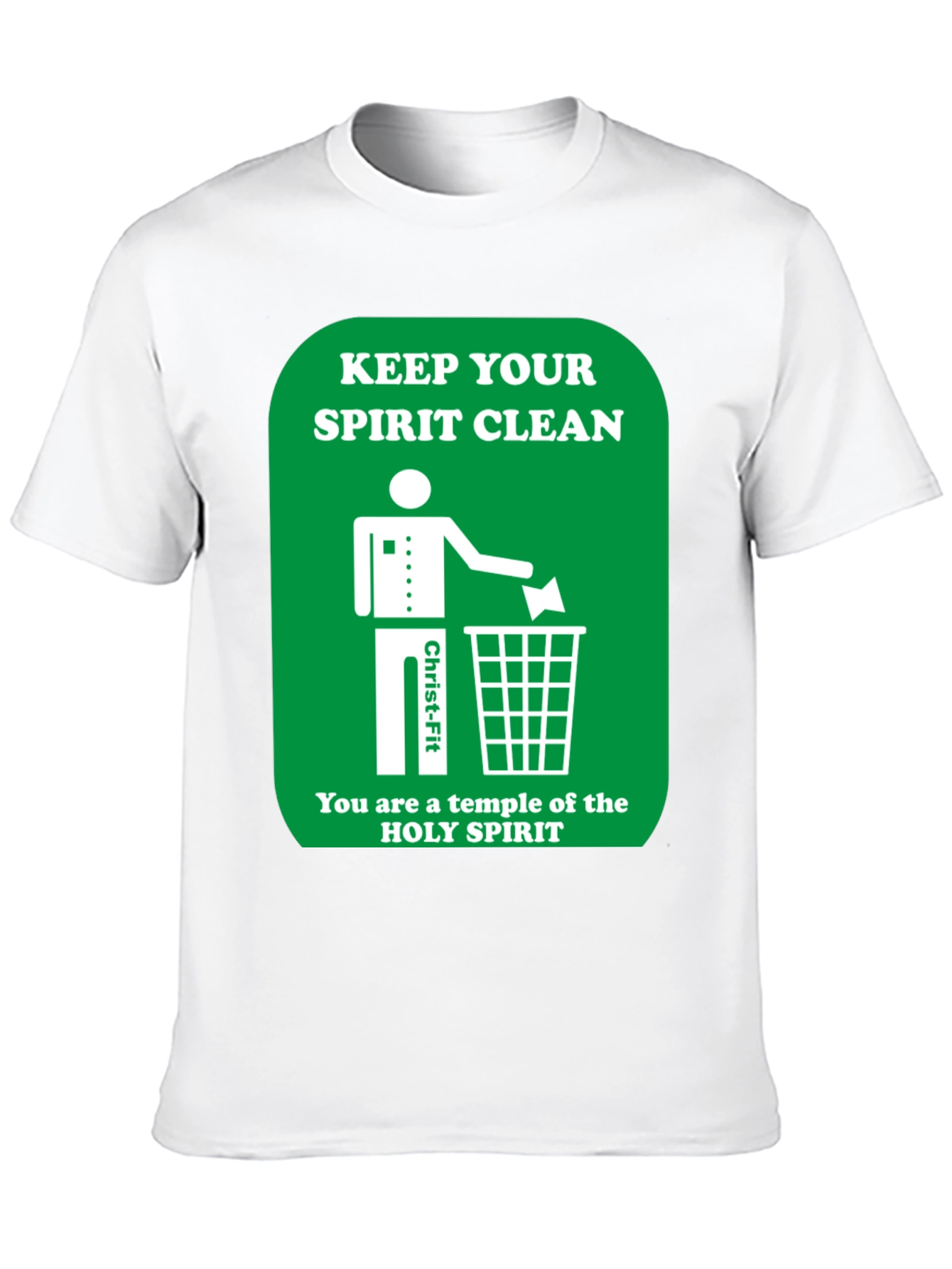 Black Keep Your Spirit Clean Graphic T-Shirt view 10