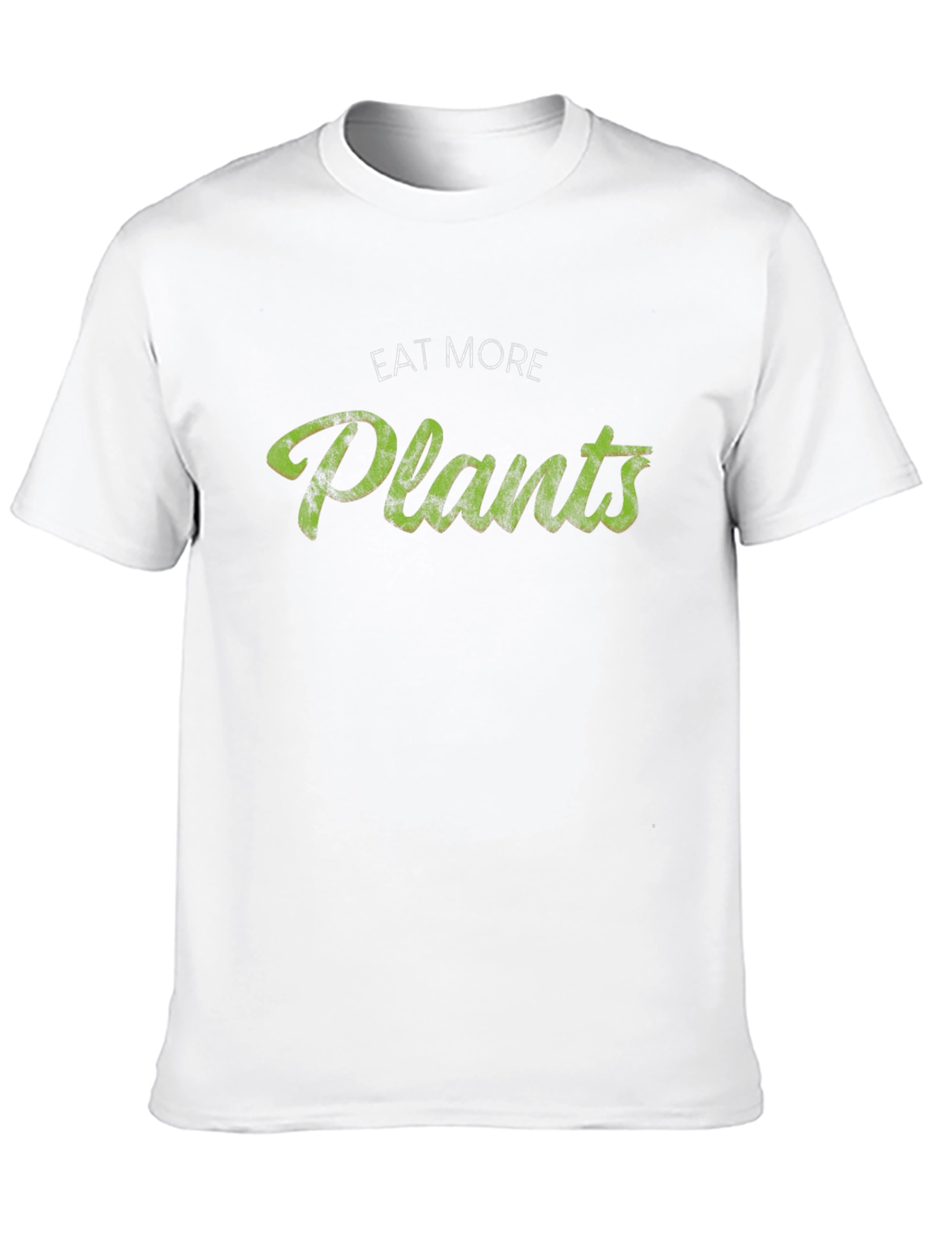 Black Eat More Plants Graphic T-Shirt - Unisex Style view 10