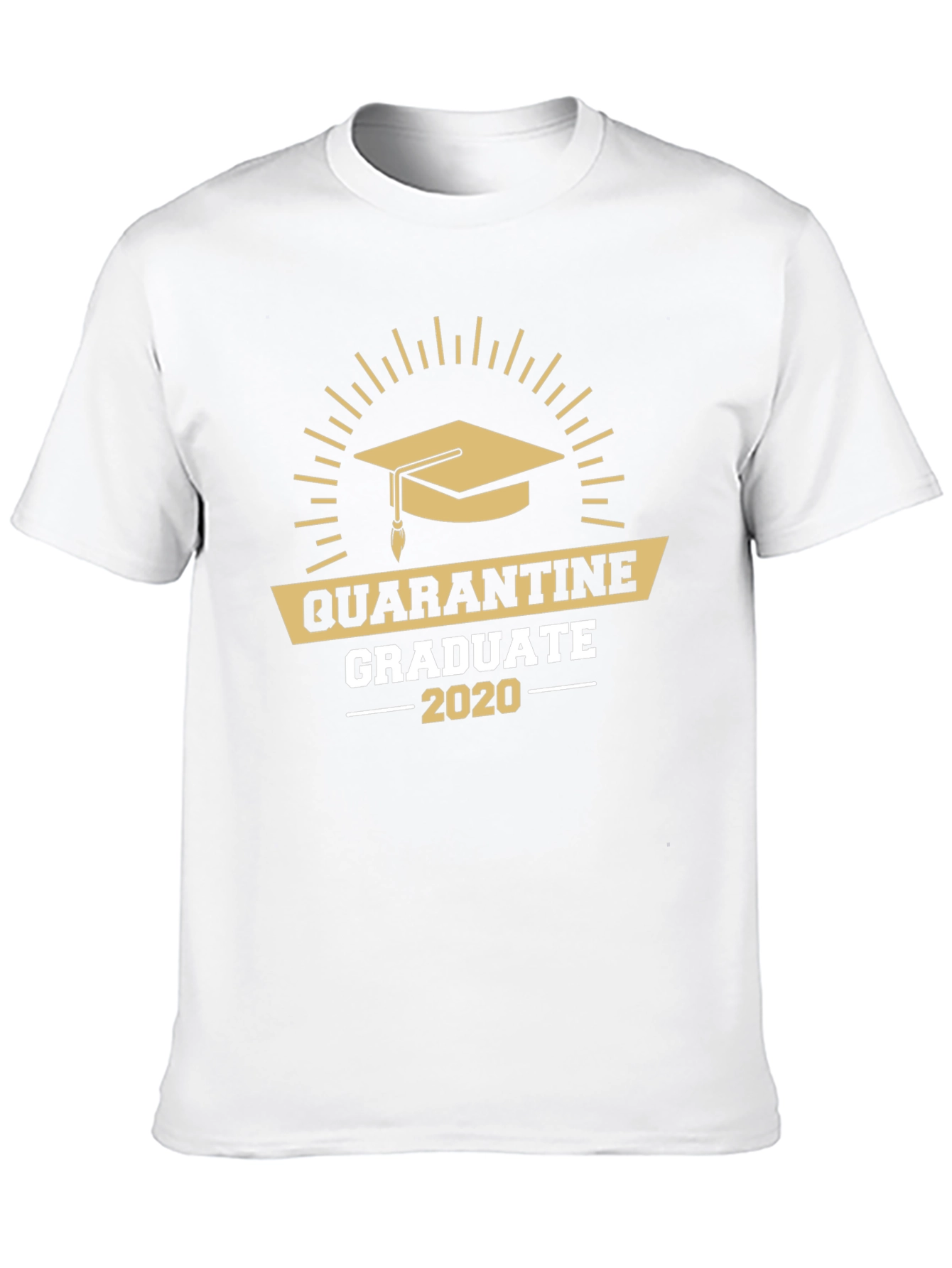 Black Quarantine Graduate 2020 T-Shirt view 10