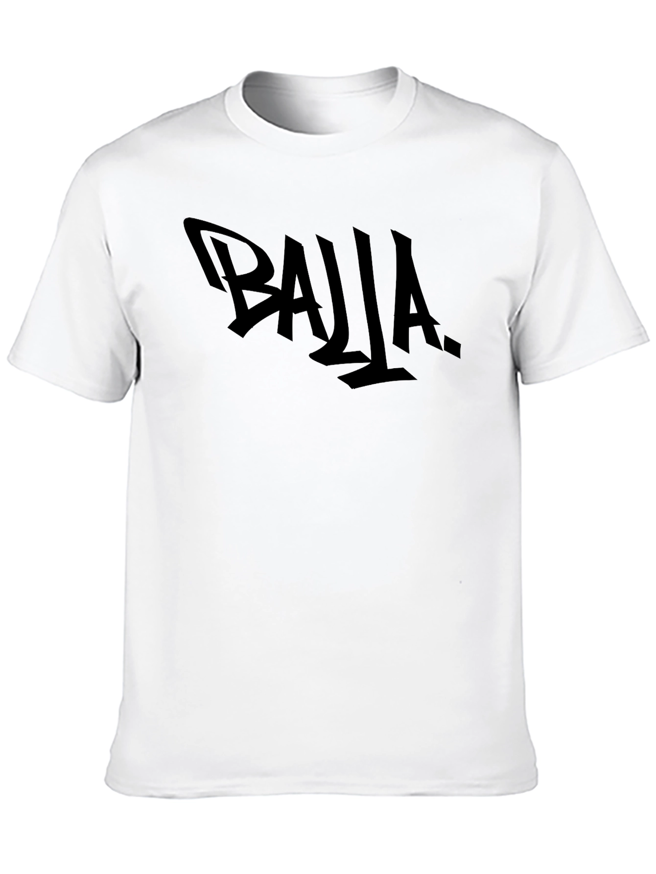 Black Black "BAJA" Graphic Print Crew Neck T-Shirt view 10
