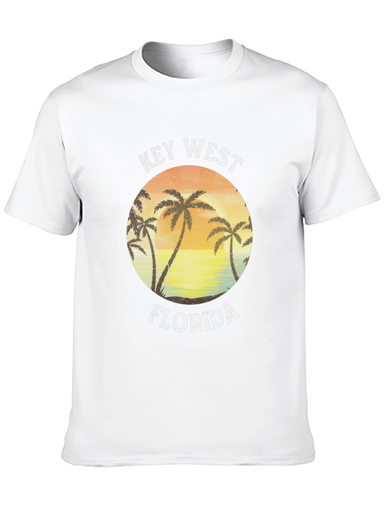 Key West Florida Palm Tree Graphic Tee - 10