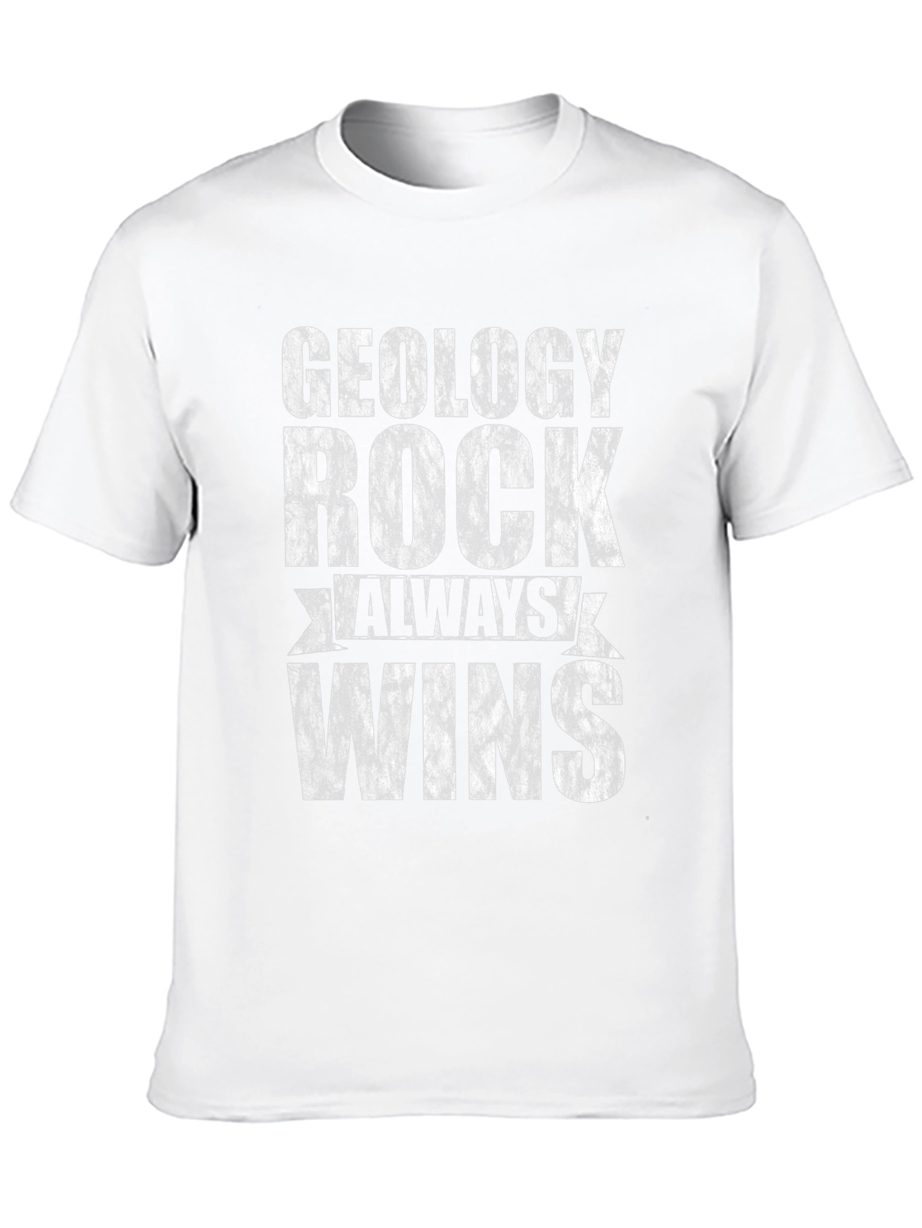 Black Geology Rock Always Wins Black Graphic Tee view 10