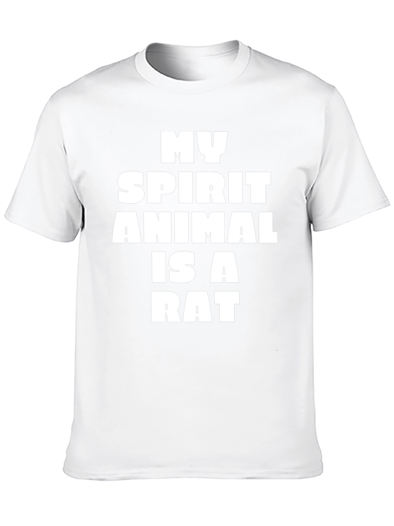 Black Rat Spirit Animal T-Shirt Funny Graphic Tee view 10