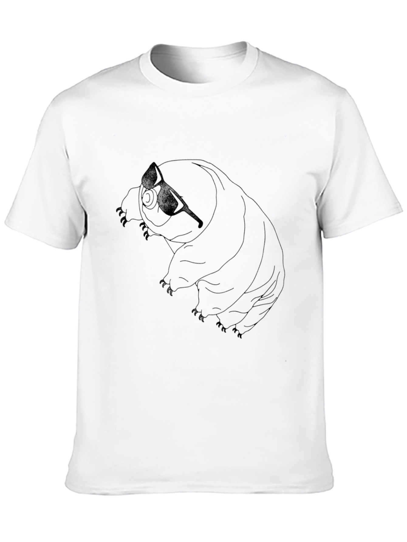 Black Cool Tardigrade Black T-Shirt view 10