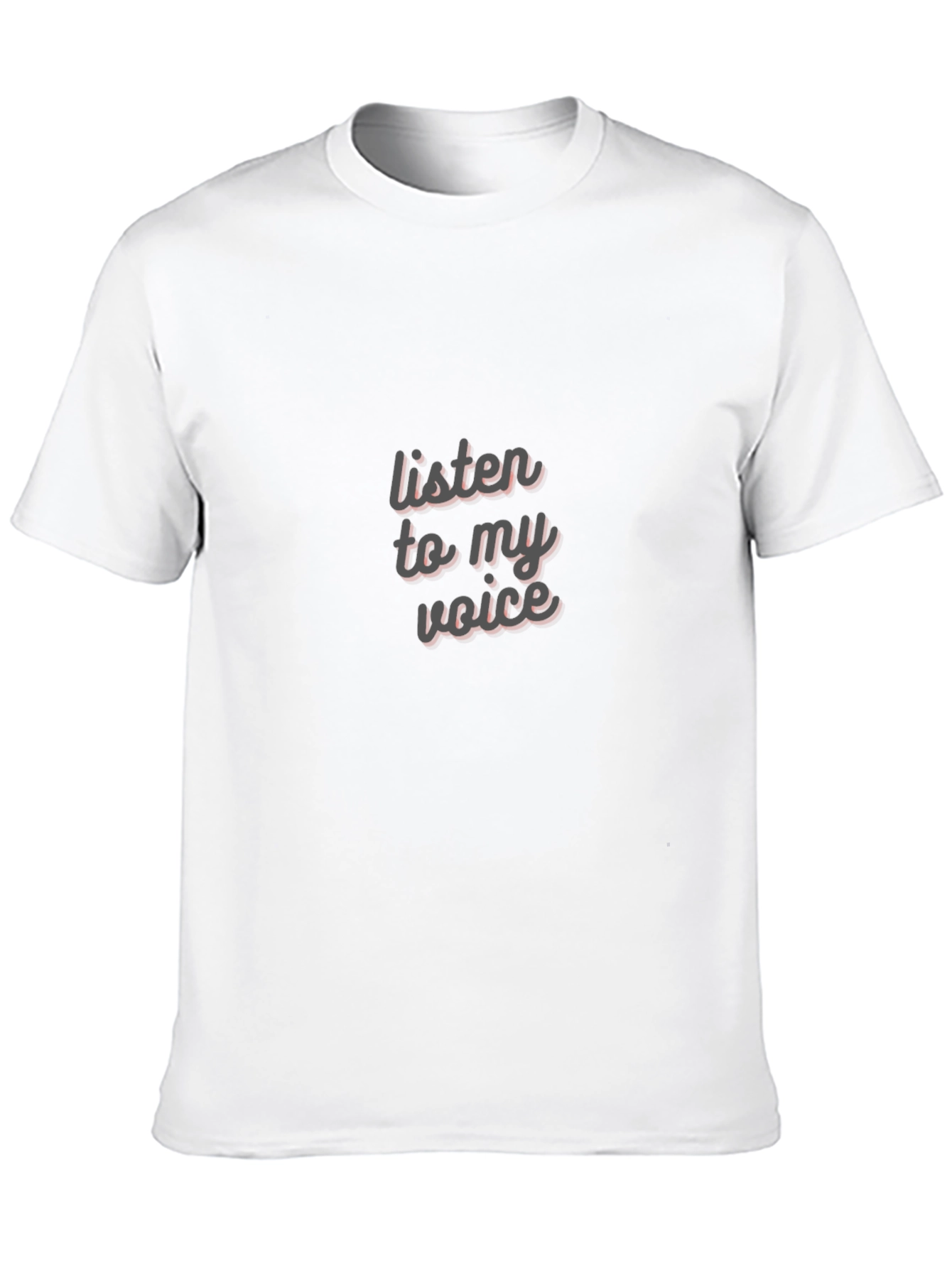 Black Listen to My Voice Graphic Tee - Black view 10