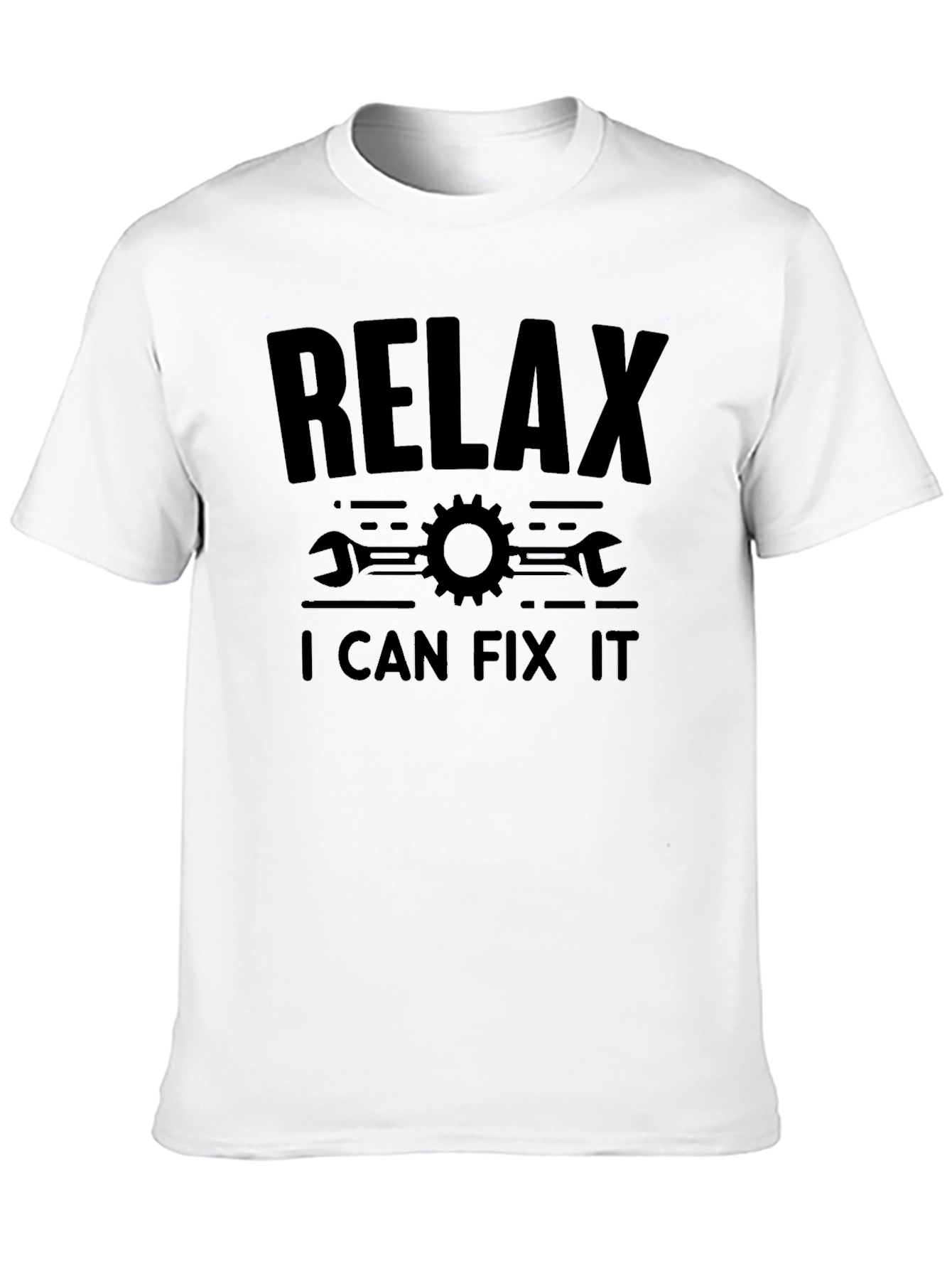 Black Relax I Can Fix It T-Shirt view 10
