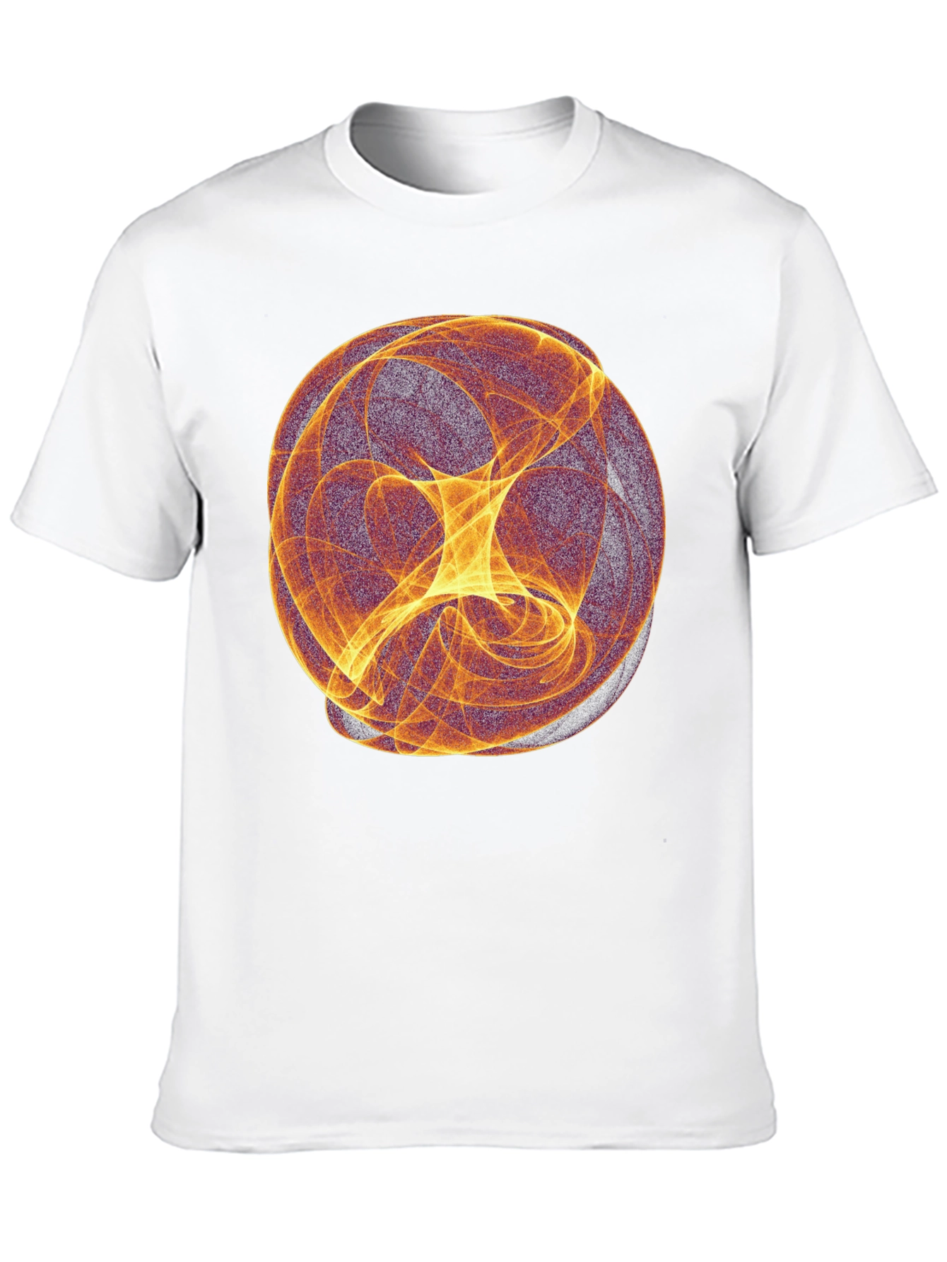 Black Abstract Sphere Graphic Black T-Shirt view 10