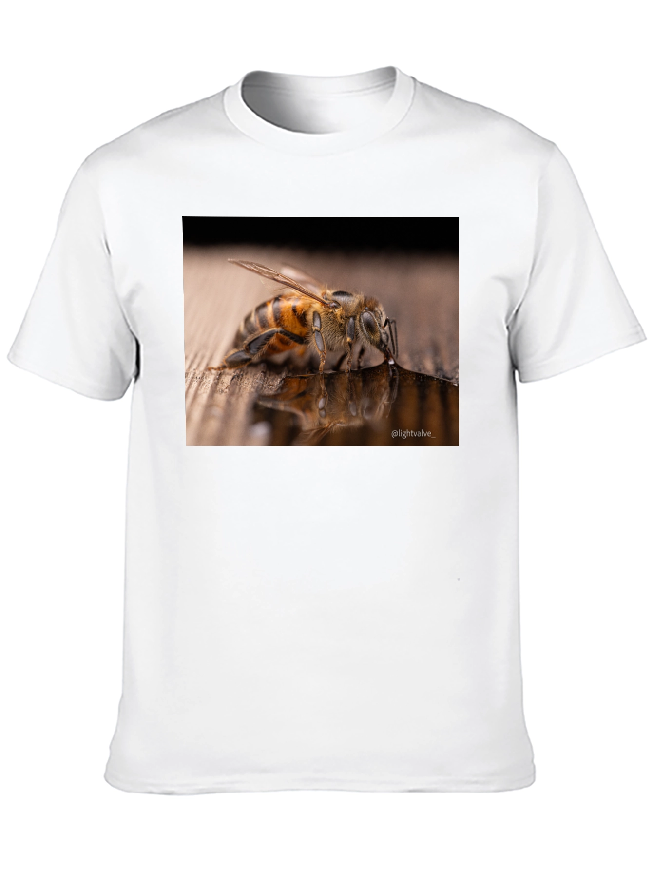 Black Bee Drinking T-Shirt - Nature Lover Tee view 10