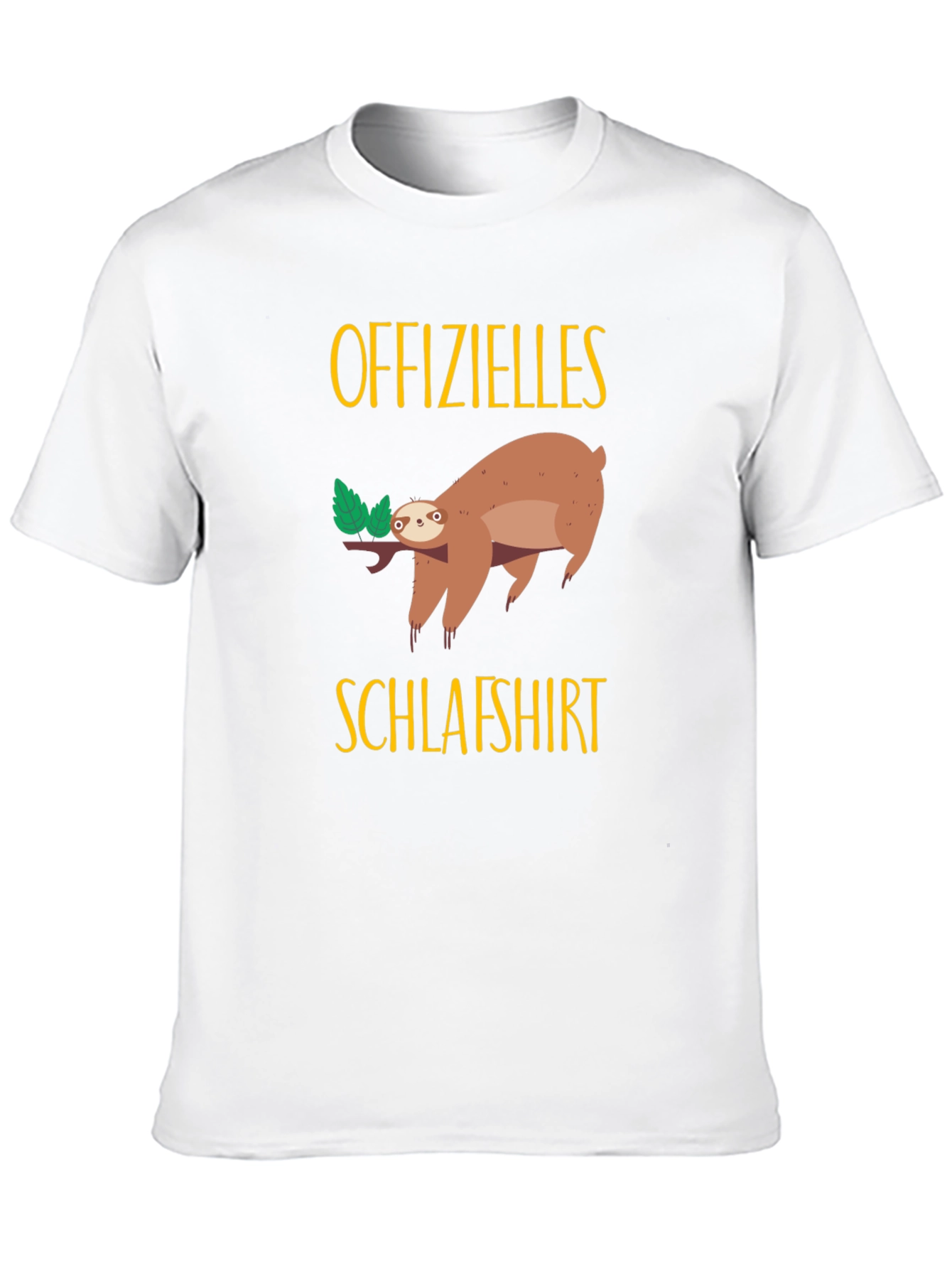 Black Lazy Sloth Sleep Shirt - Official Graphic Tee view 10