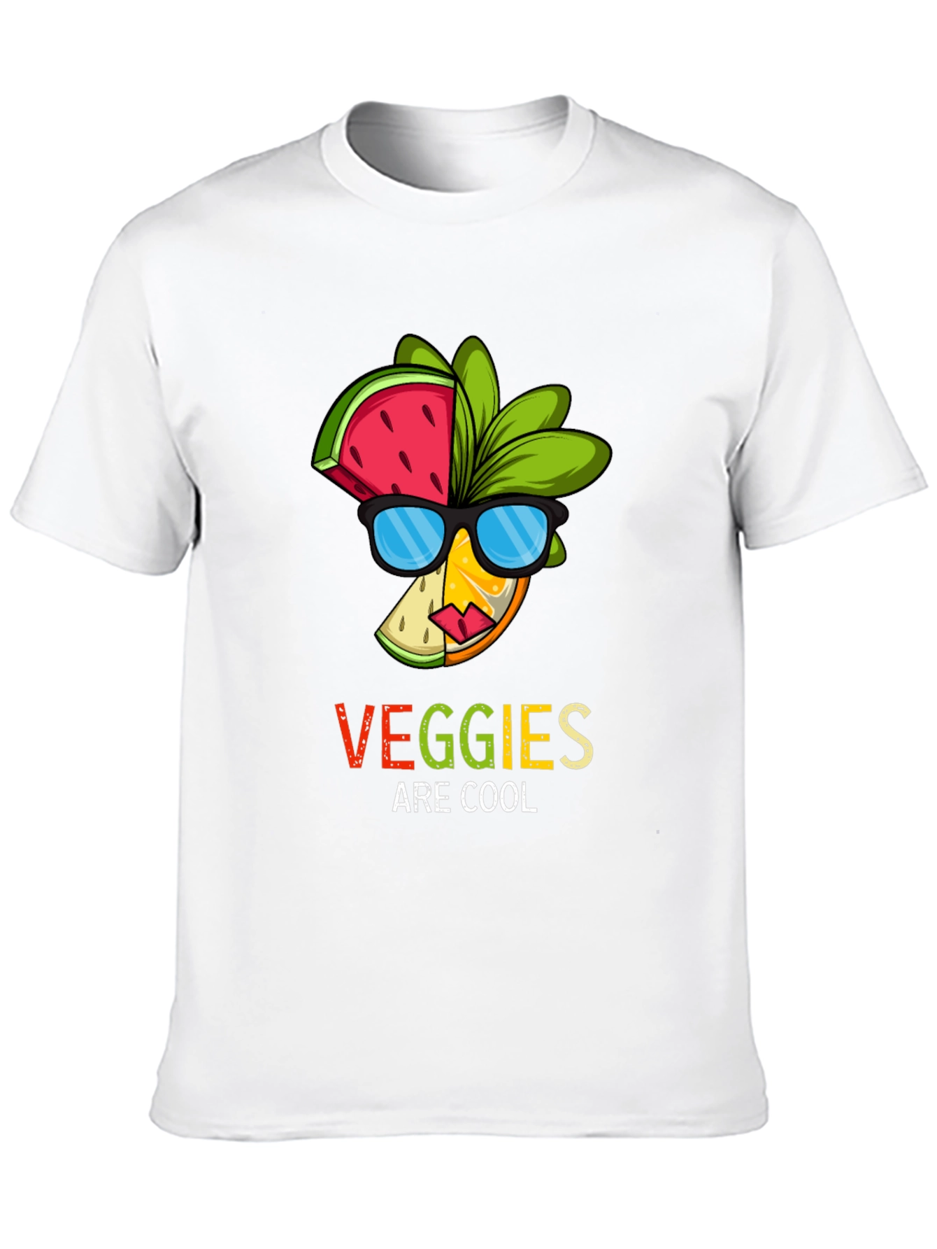 Black Cool Veggies T-Shirt view 10