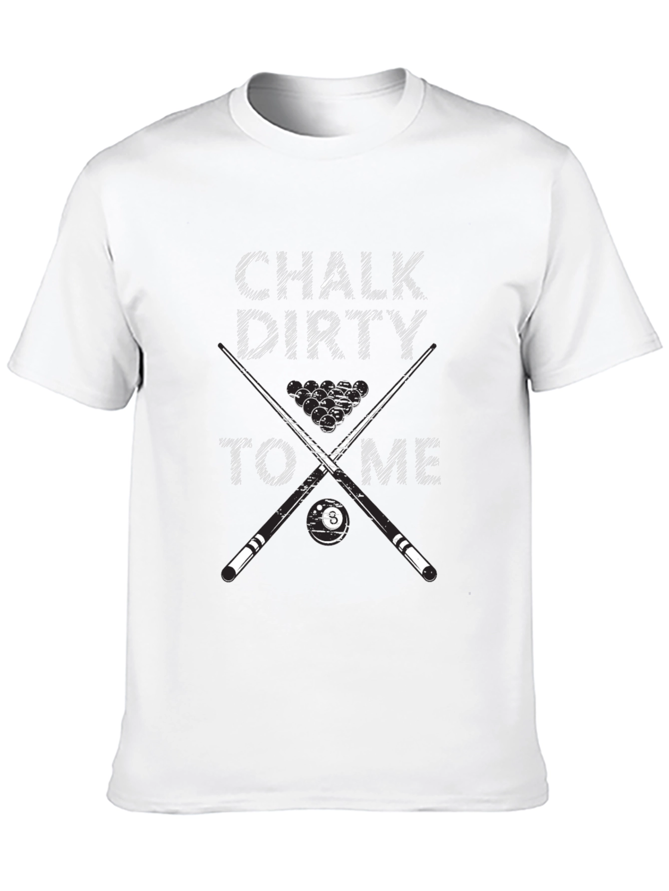 Chalk Dirty To Me Billiards Graphic T-Shirt - 10