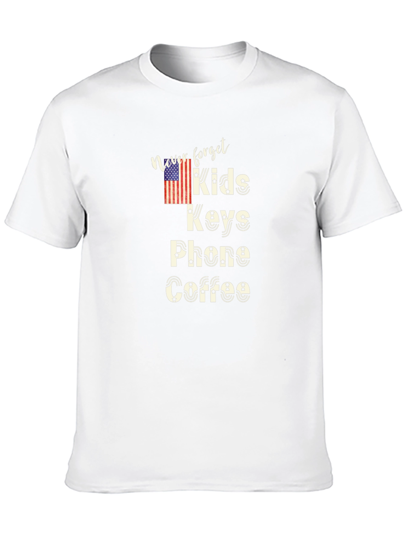 Black Never Forget Kids Keys Phone Coffee T-Shirt view 10