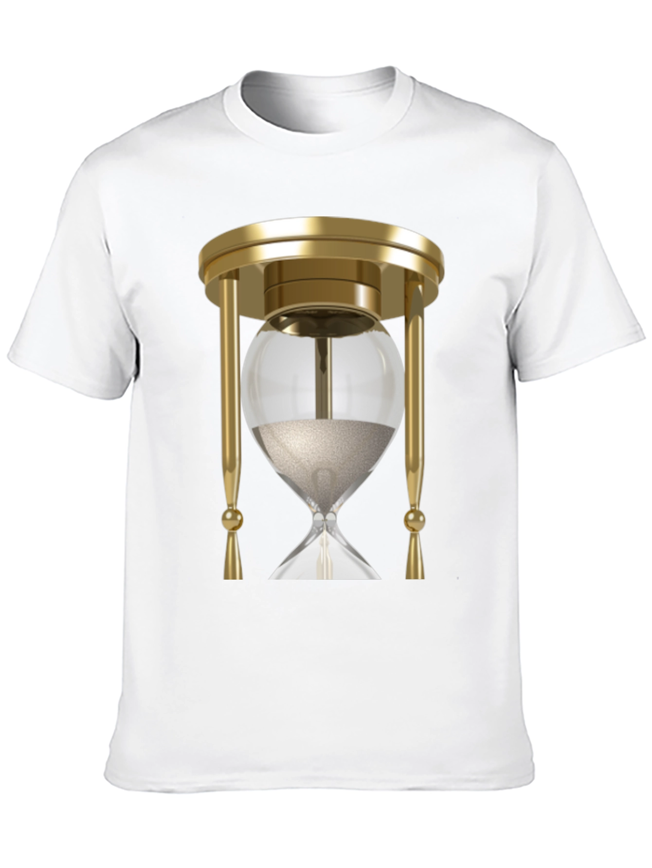 Black Hourglass Graphic Tee - Timeless Style! view 10