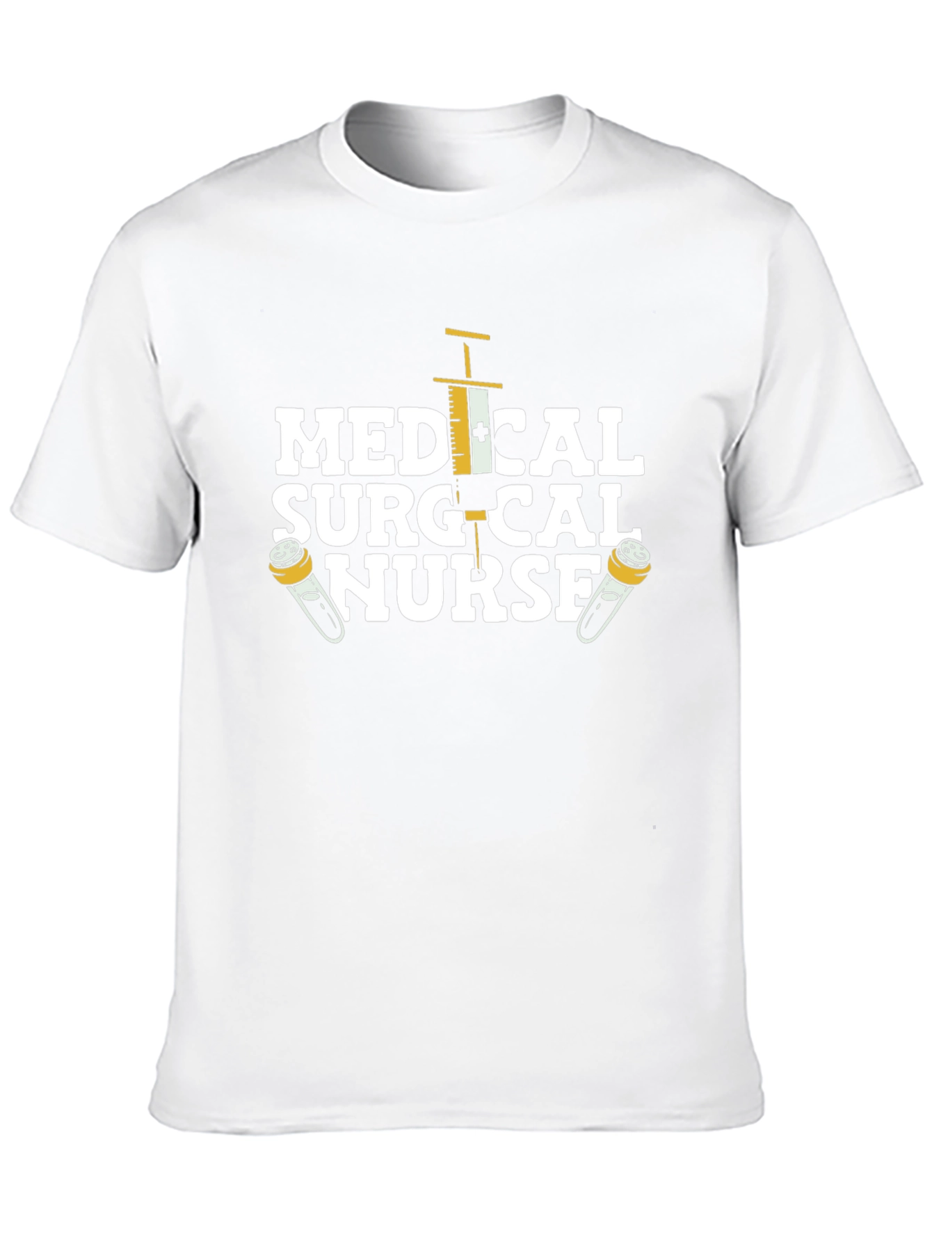 Black Medical Surgical Nurse Graphic T-Shirt view 10