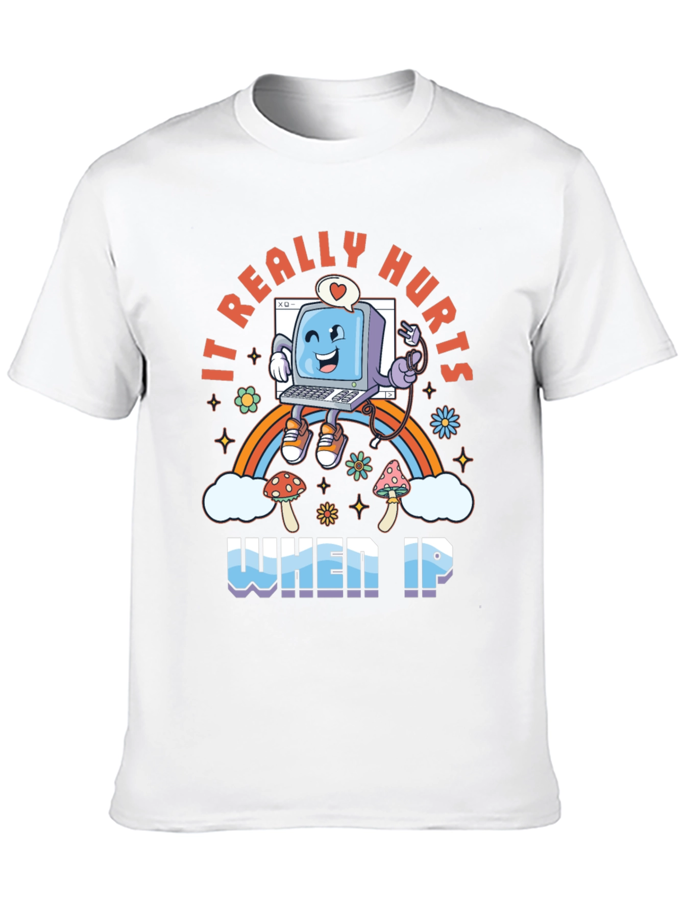 It Really Hurts When IP Retro Graphic Tee - 10
