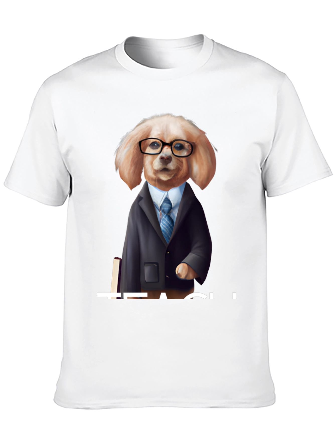 Black Teacher Dog Graphic T-Shirt view 10