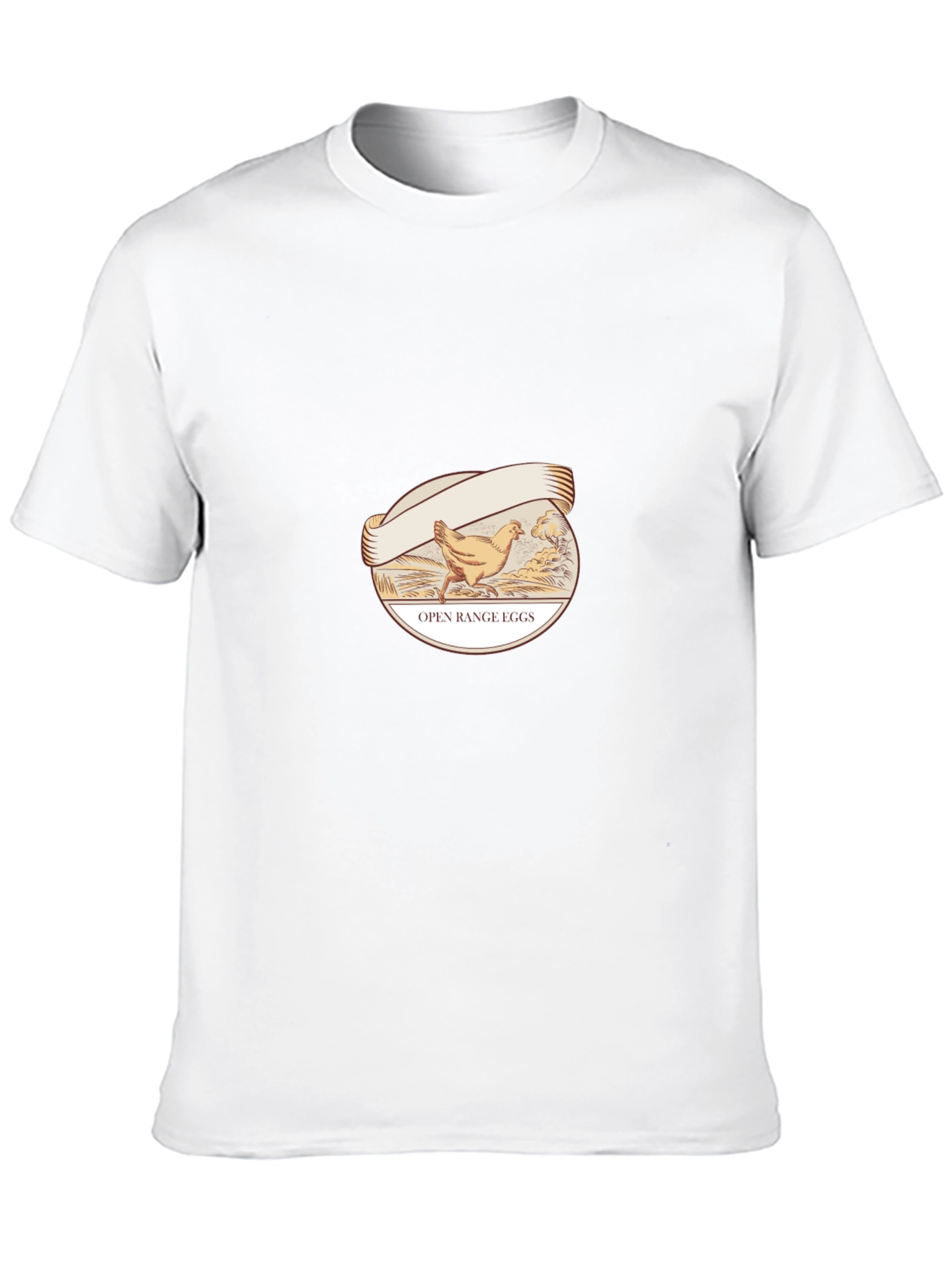 Black Open Range Eggs Graphic T-Shirt view 10