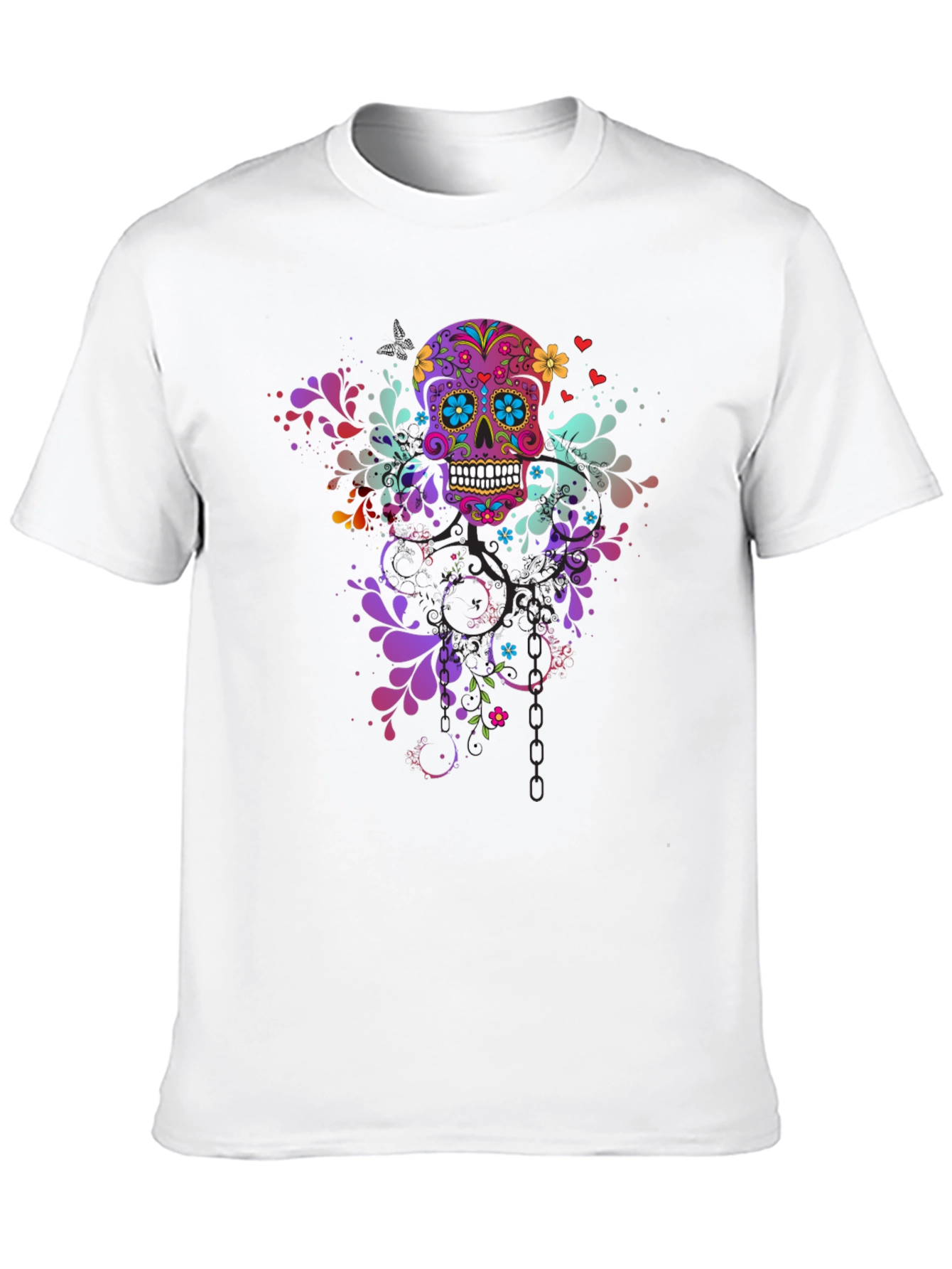 Black Skull Art T-Shirt - Stylish & Unique Design view 10