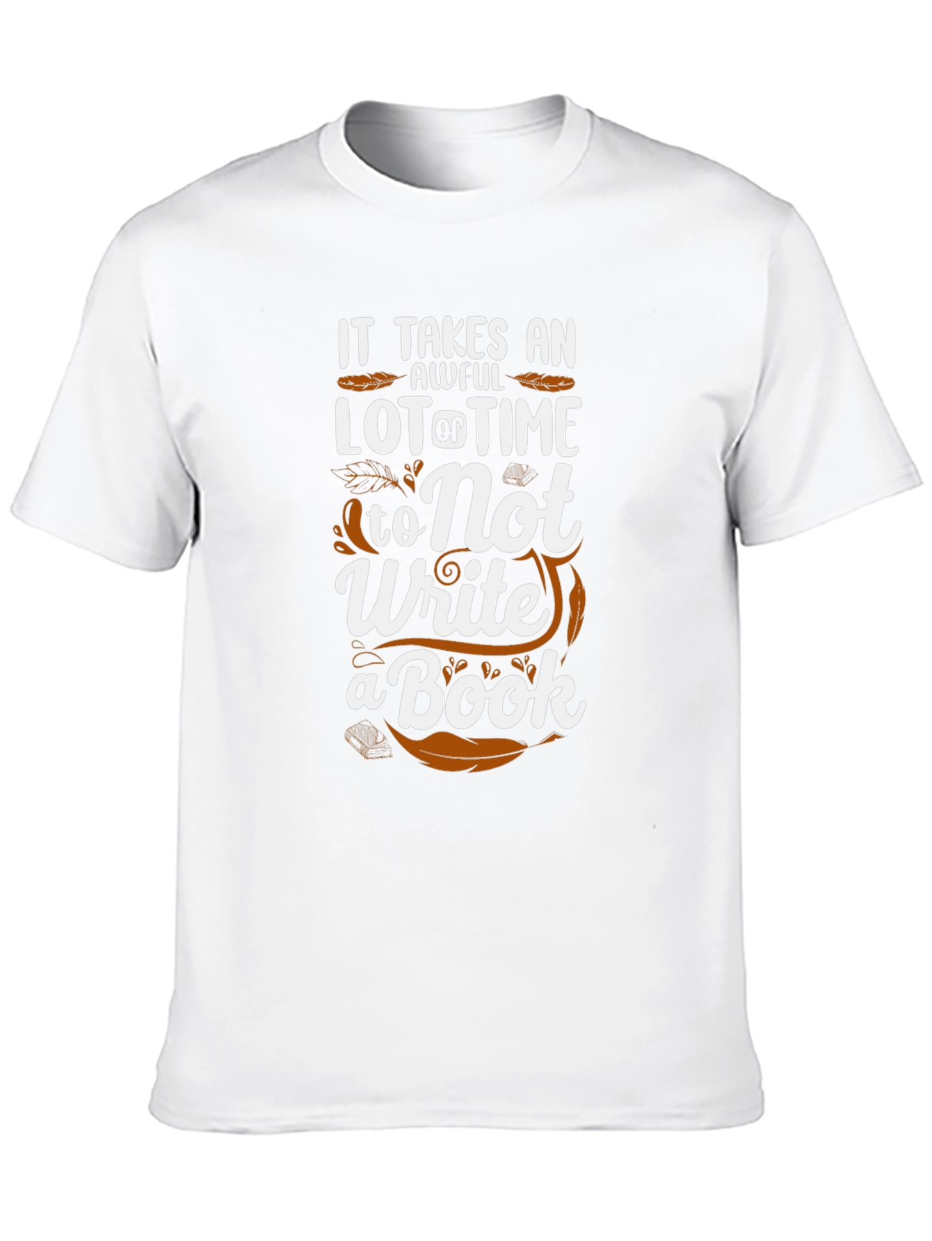 Black It Takes An Awful Lot Of Time To Not Write A Book T-Shirt view 10