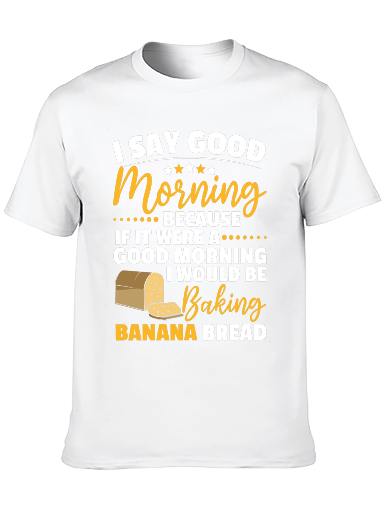 Black Good Morning Banana Bread T-Shirt view 10