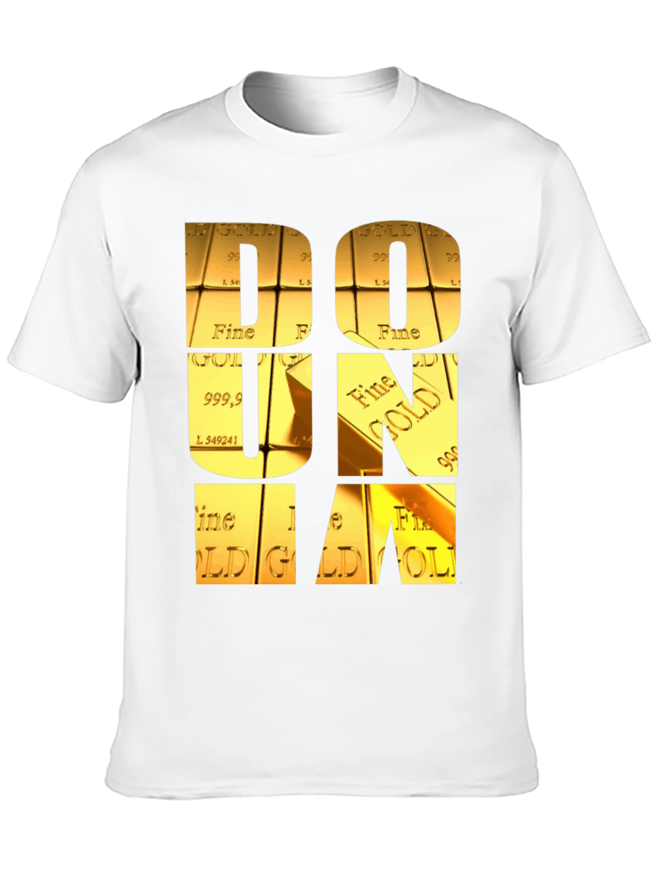Black Gold Bar Letter Graphic Tee view 10