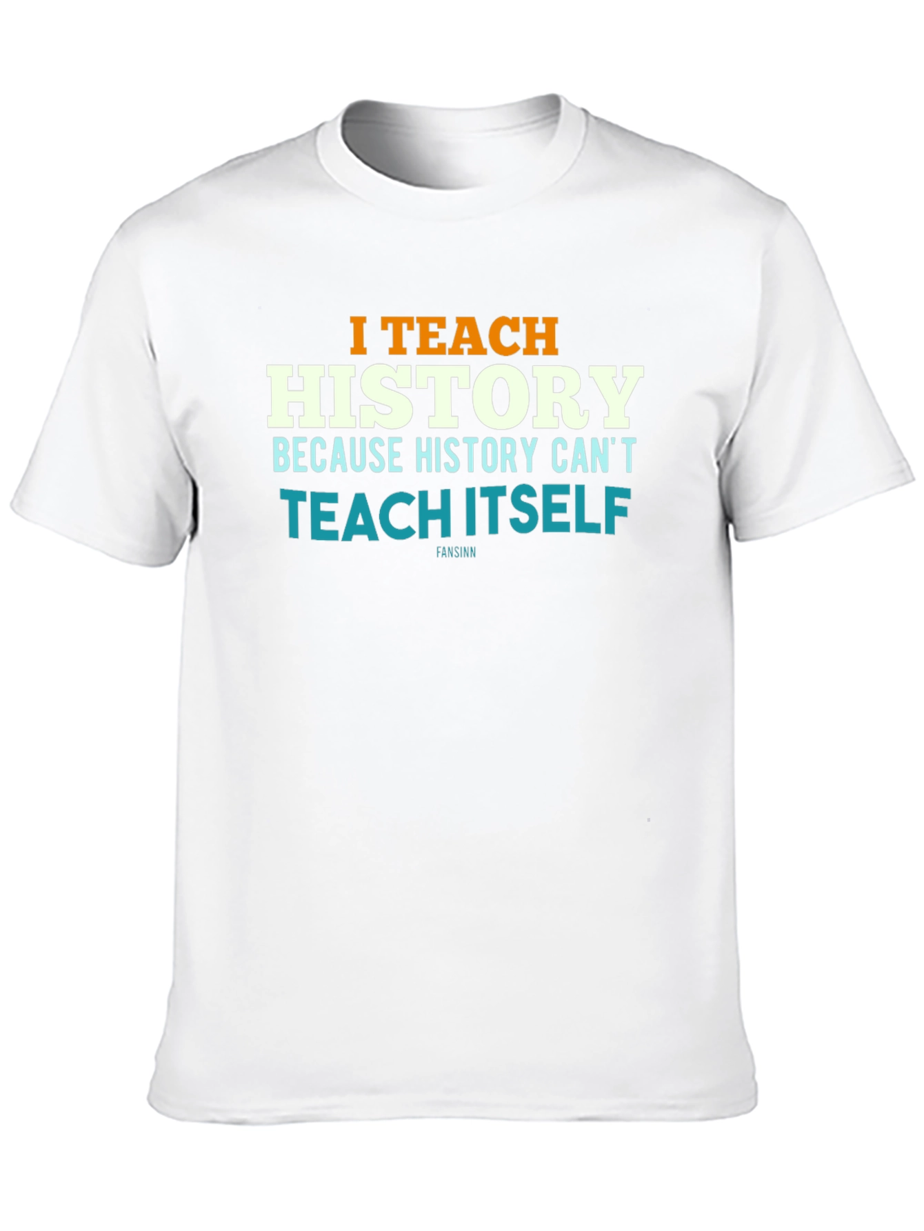 Black I Teach History T-Shirt - History Teacher Gift view 10