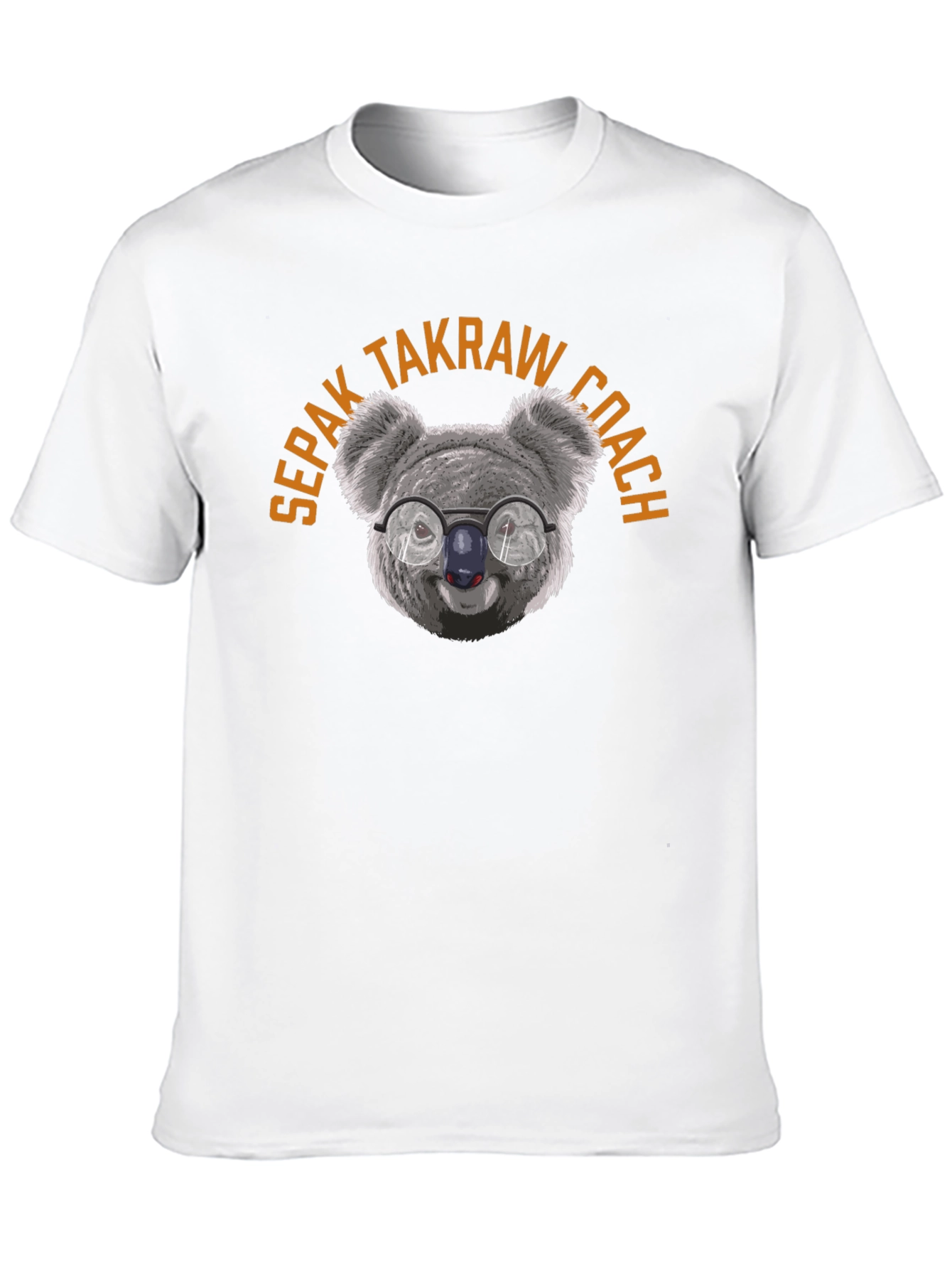 Black Sepak Takraw Coach Koala T-Shirt view 10