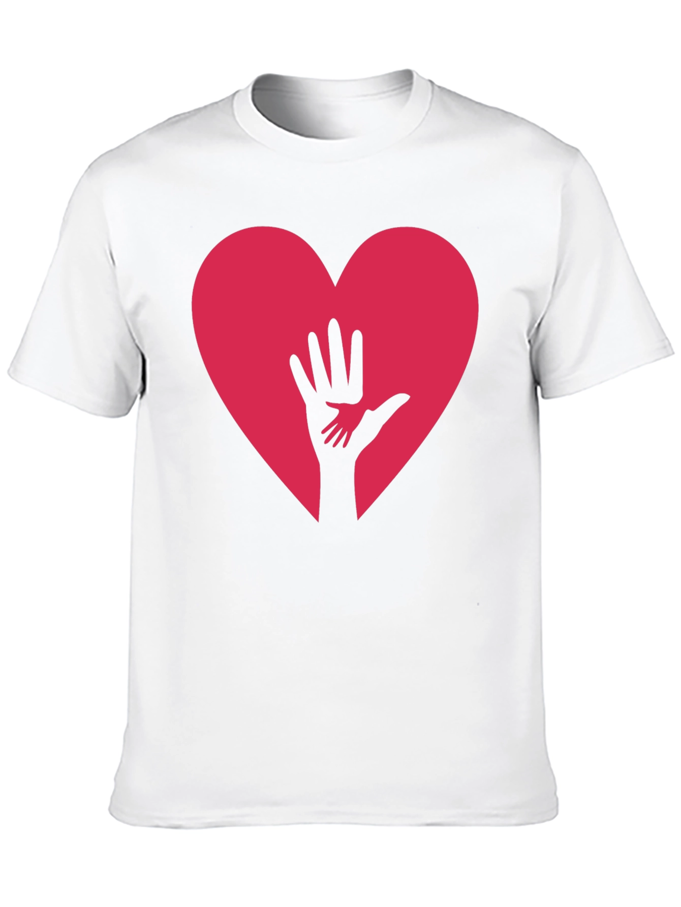 Black Heart & Hand Graphic Tee - Black view 10