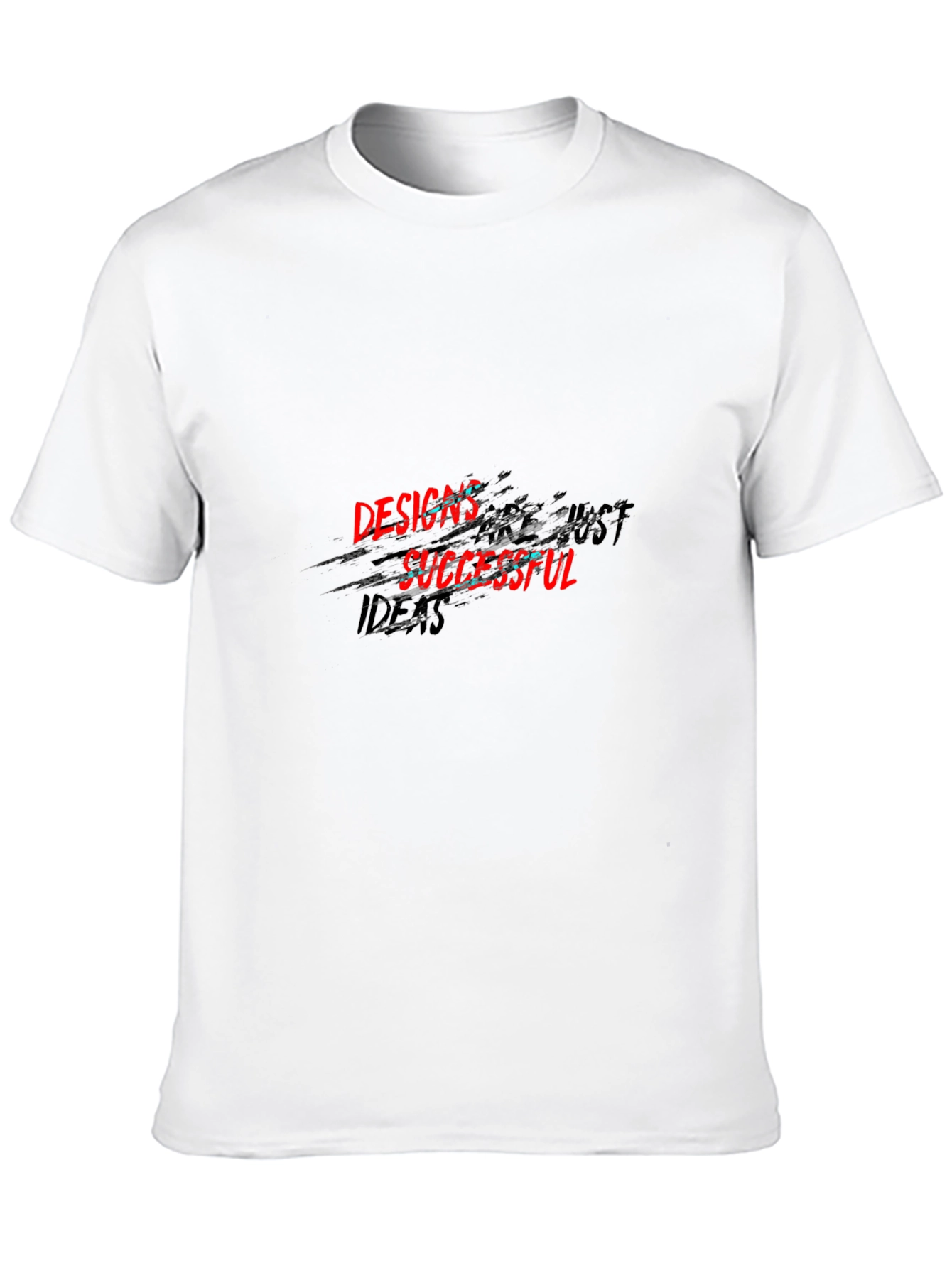 Black Stylish Black Graphic Tee - Designs Are Successful view 10