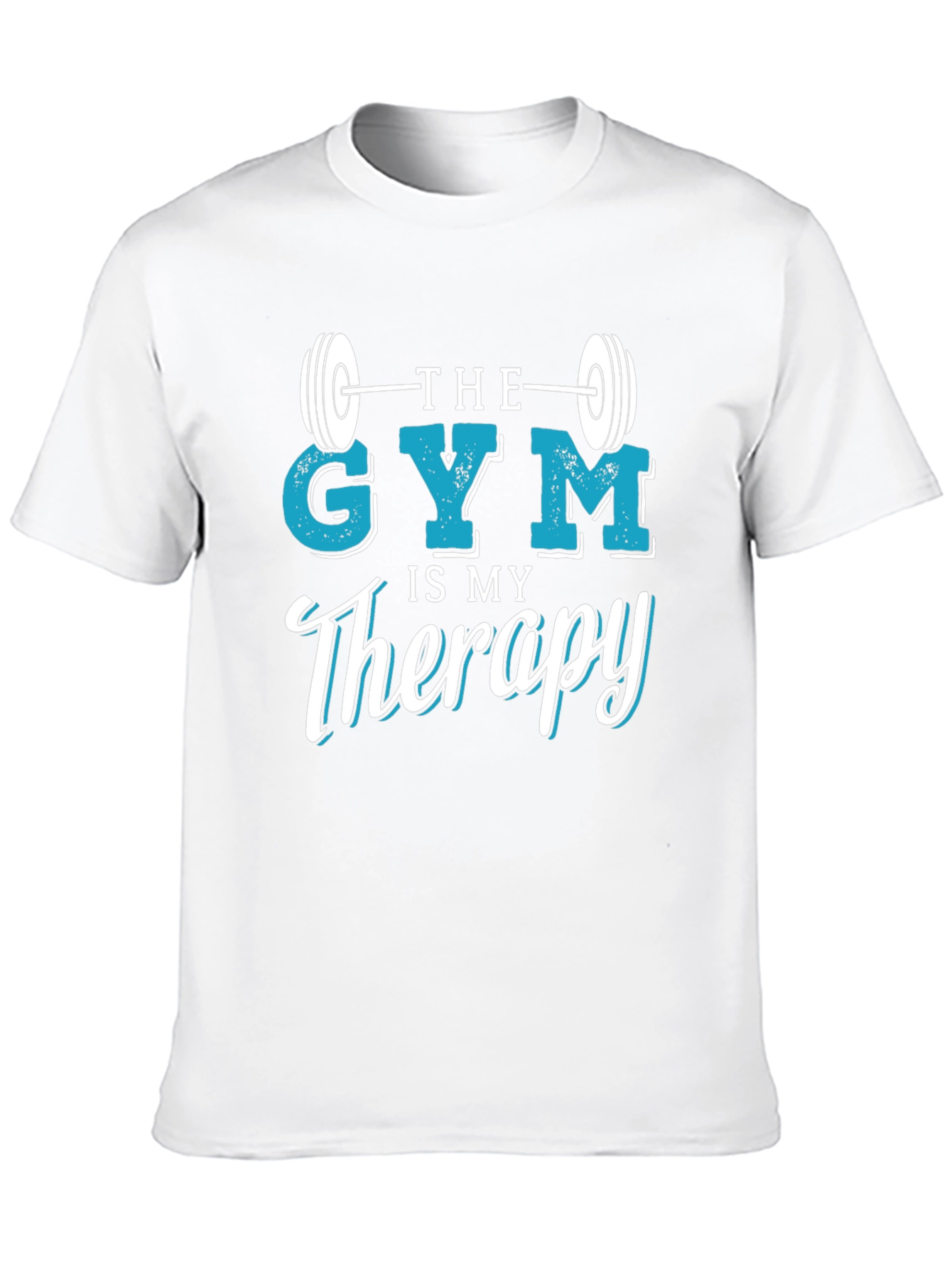 Black Gym Therapy Graphic Tee - Workout Motivation view 10
