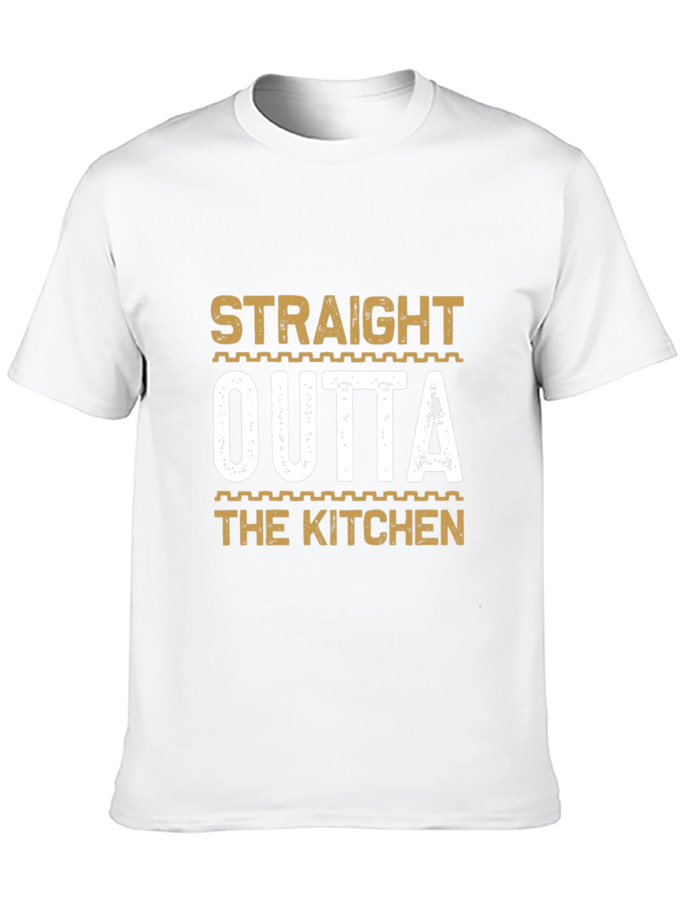 Black Straight Outta The Kitchen T-Shirt - Funny Chef Tee view 10
