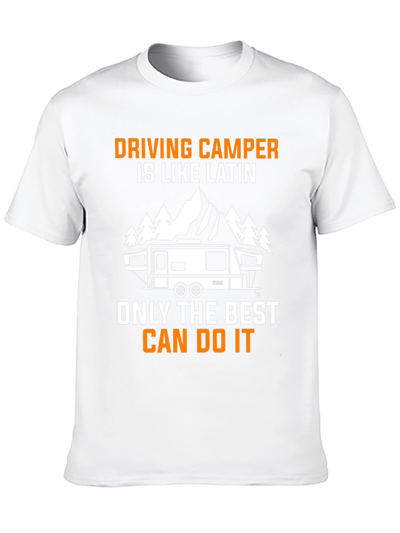 Black Driving Camper Like Latin T-Shirt view 10