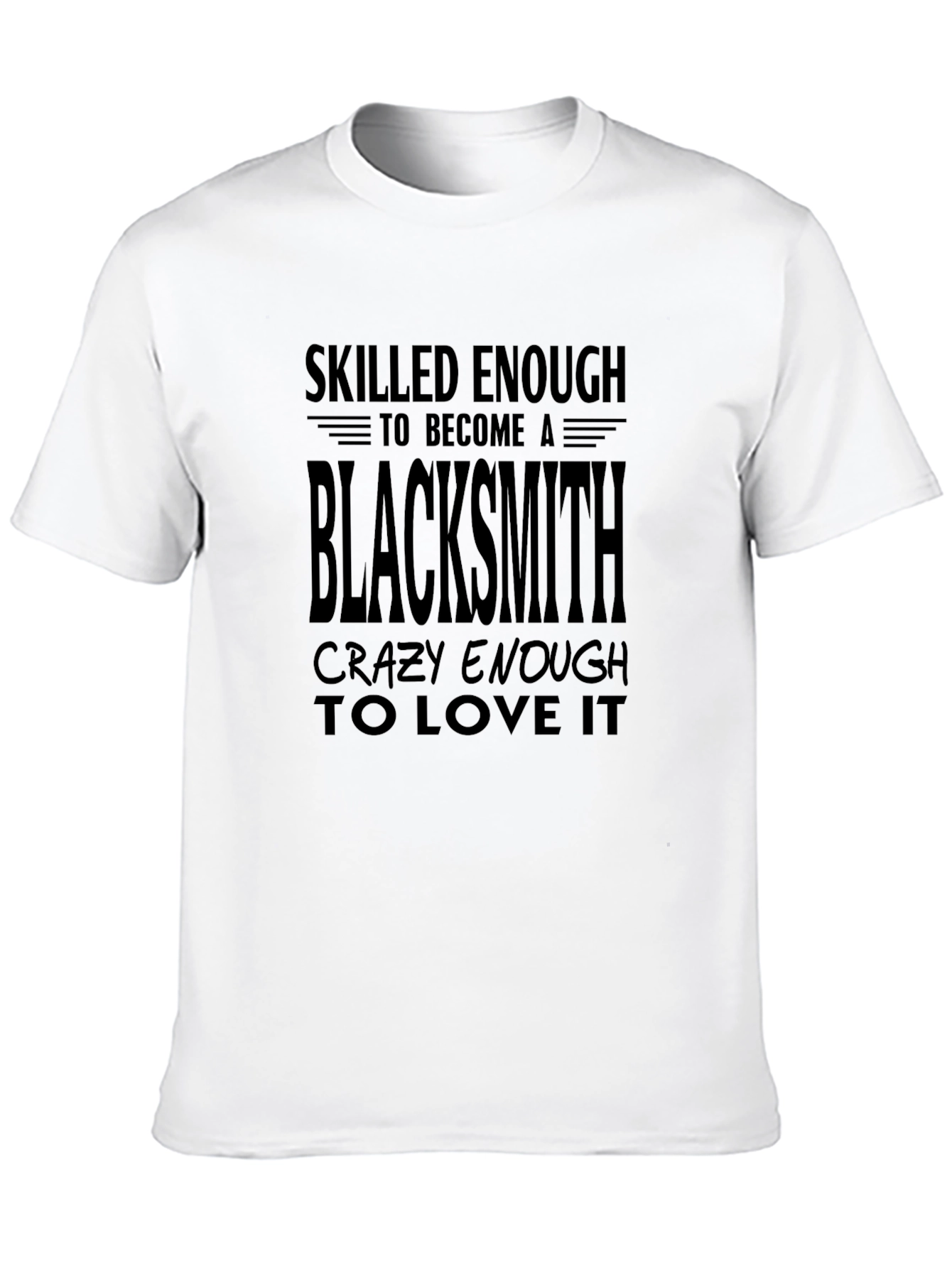 Black Skilled Blacksmith T-Shirt Funny Blacksmith Gift view 10