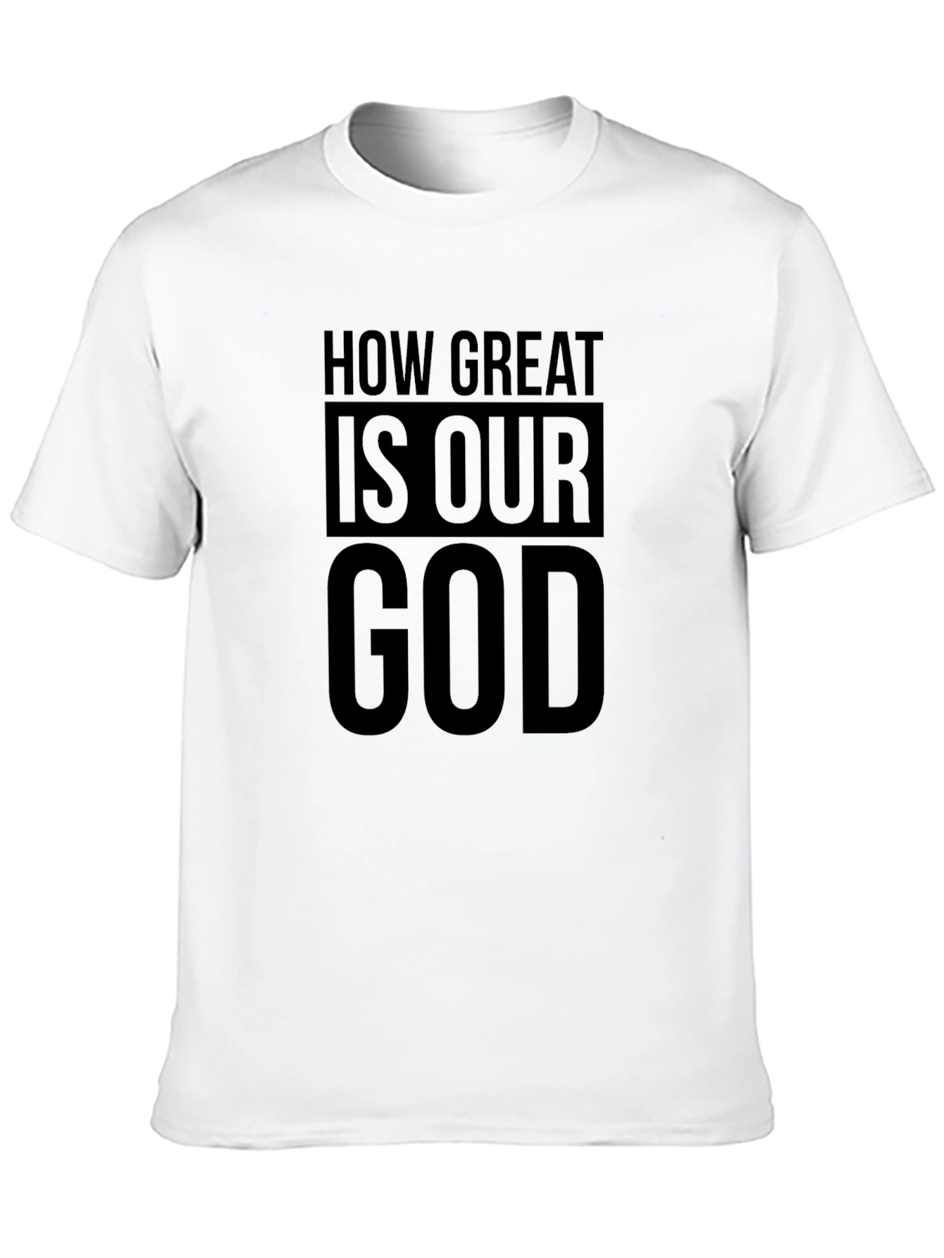 Black How Great Is Our God Graphic Tee view 10