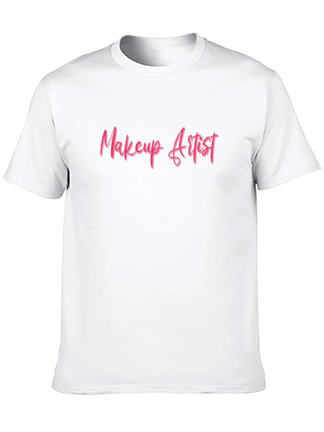 Black Makeup Artist Graphic Tee - Black Unisex T-Shirt view 10