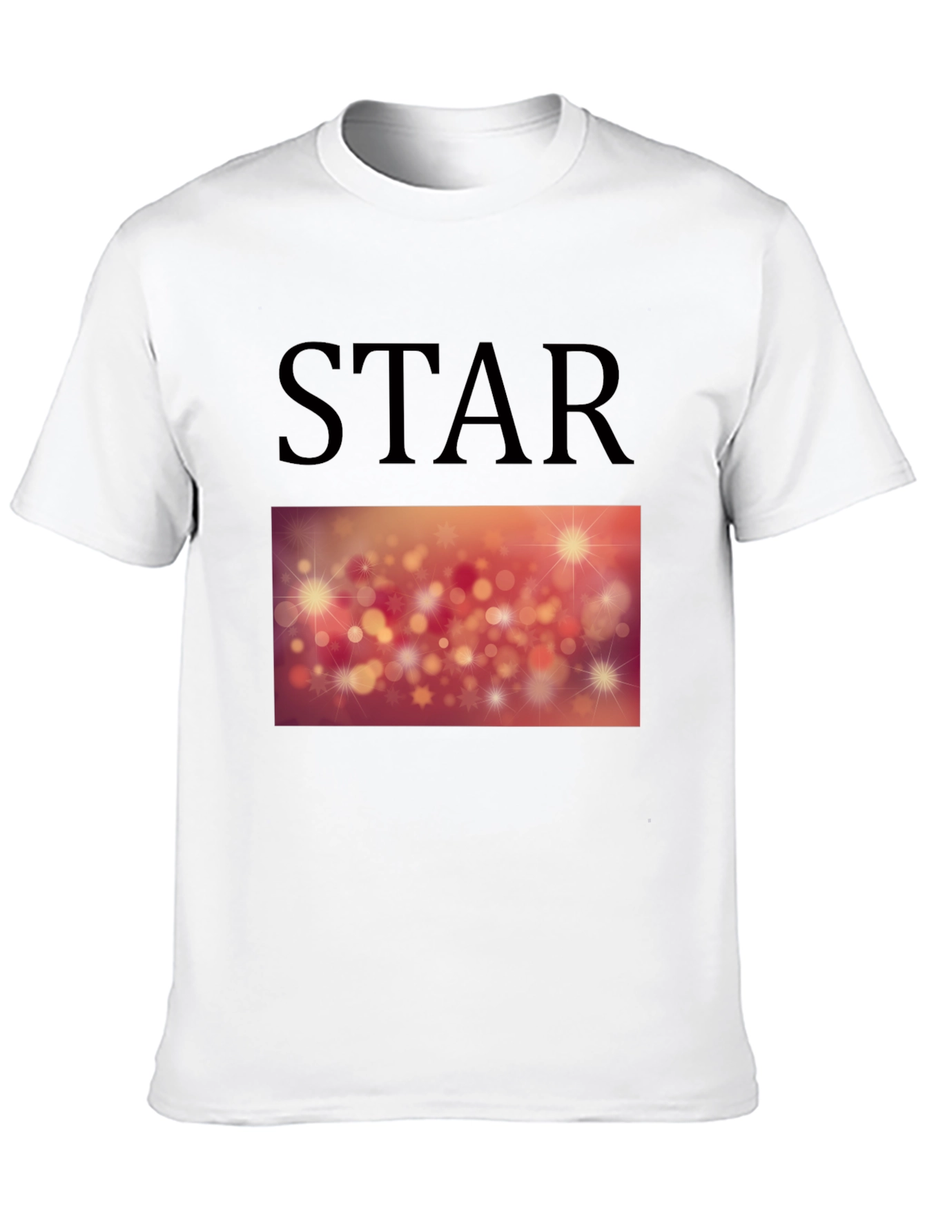 Black Starry Night Black T-Shirt view 10