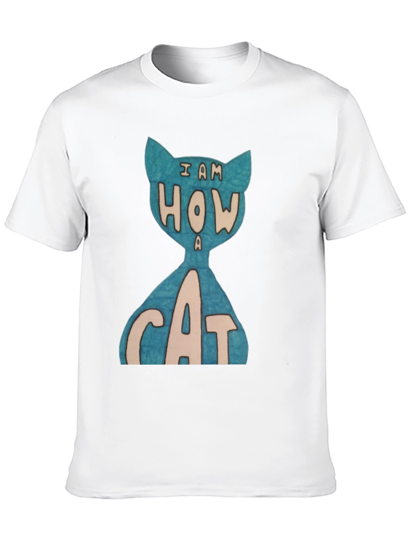 Black I Am How A Cat T-Shirt - Unique Graphic Tee view 10