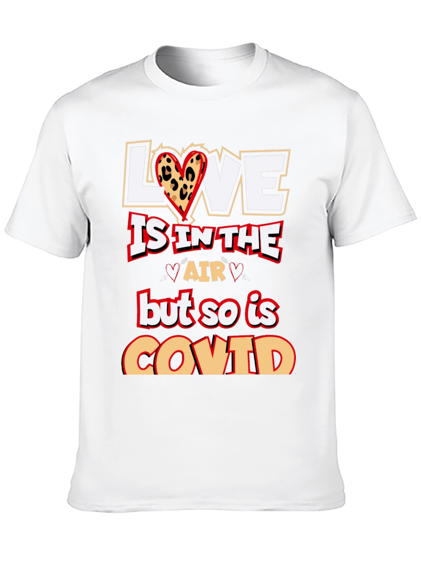 Black Love is in the Air COVID T-Shirt view 10