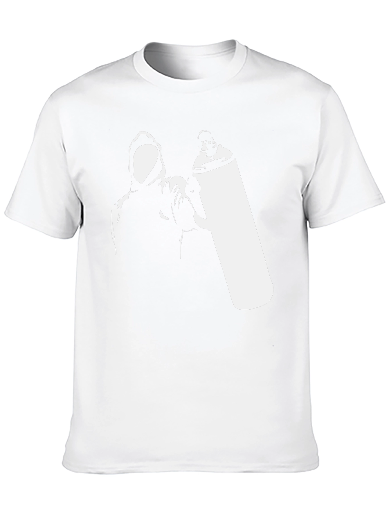 Black Street Art Graffiti T-Shirt - Black Tee view 10